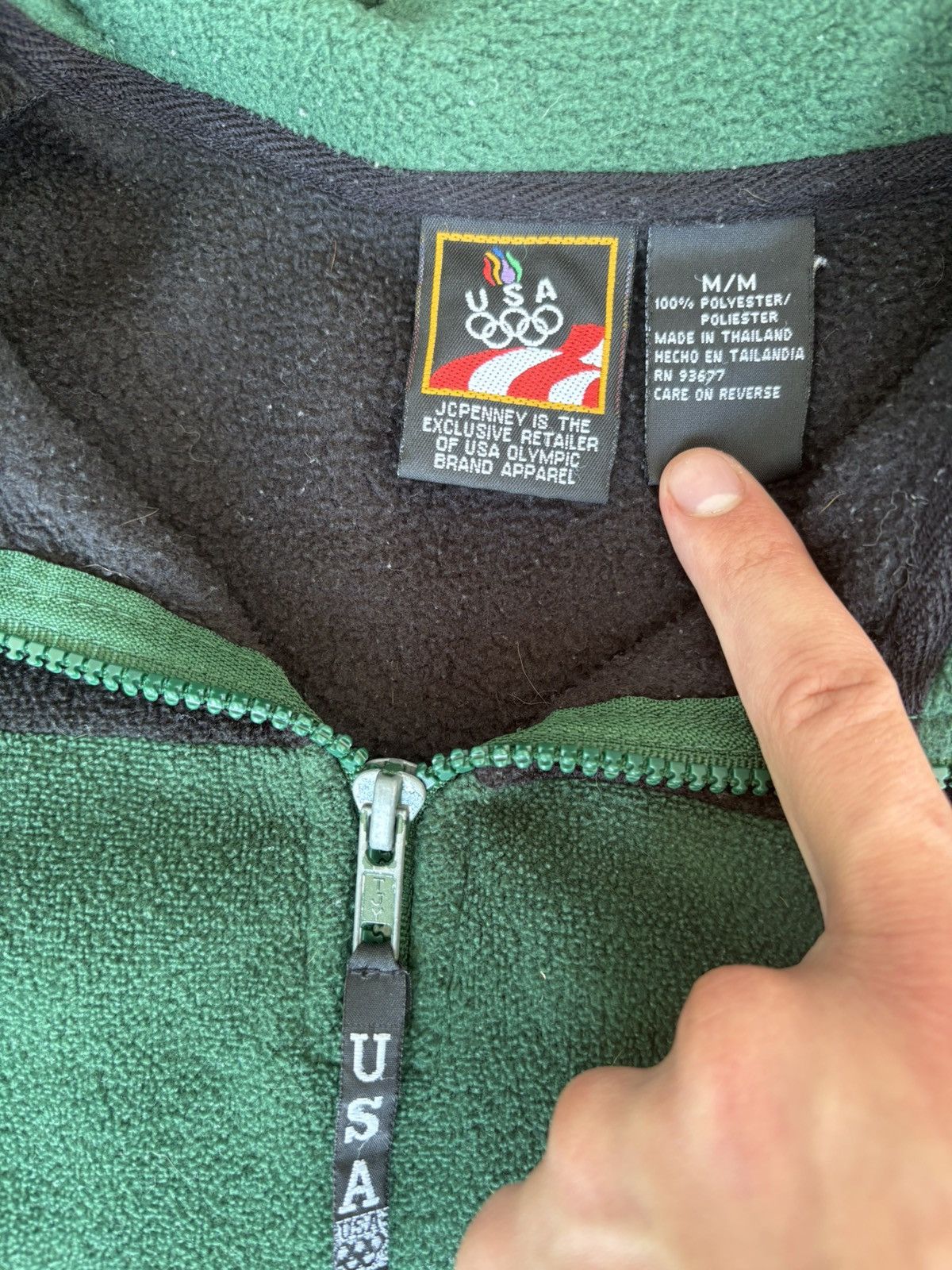 USA Olympics Vintage USA Olympic Fleece Size US L / EU 52-54 / 3 - 2 Thumbnail