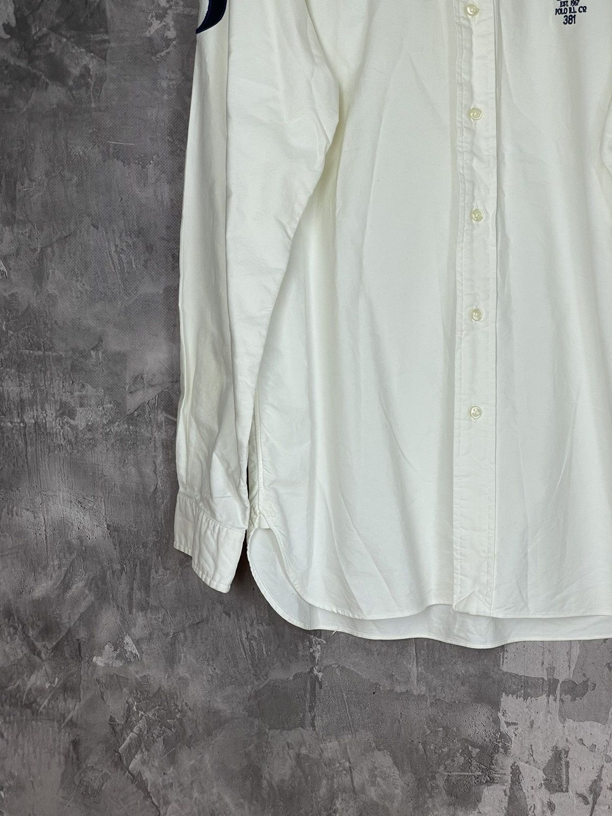 Polo Ralph Lauren × Ralph Lauren × Vintage Vintage Polo Ralph Lauren Big Logo Shirt Bleecker NY #3 Size US M / EU 48-50 / 2 - 5 Thumbnail
