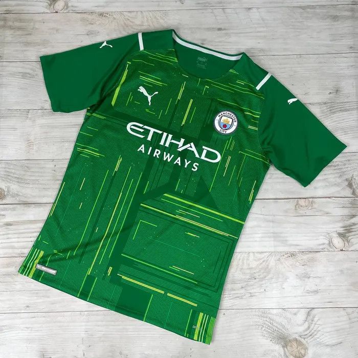 Puma Manchester City 2021 2022 Player Issue Goalkeeper Jersey Size US XL / EU 56 / 4 - 1 Thumbnail