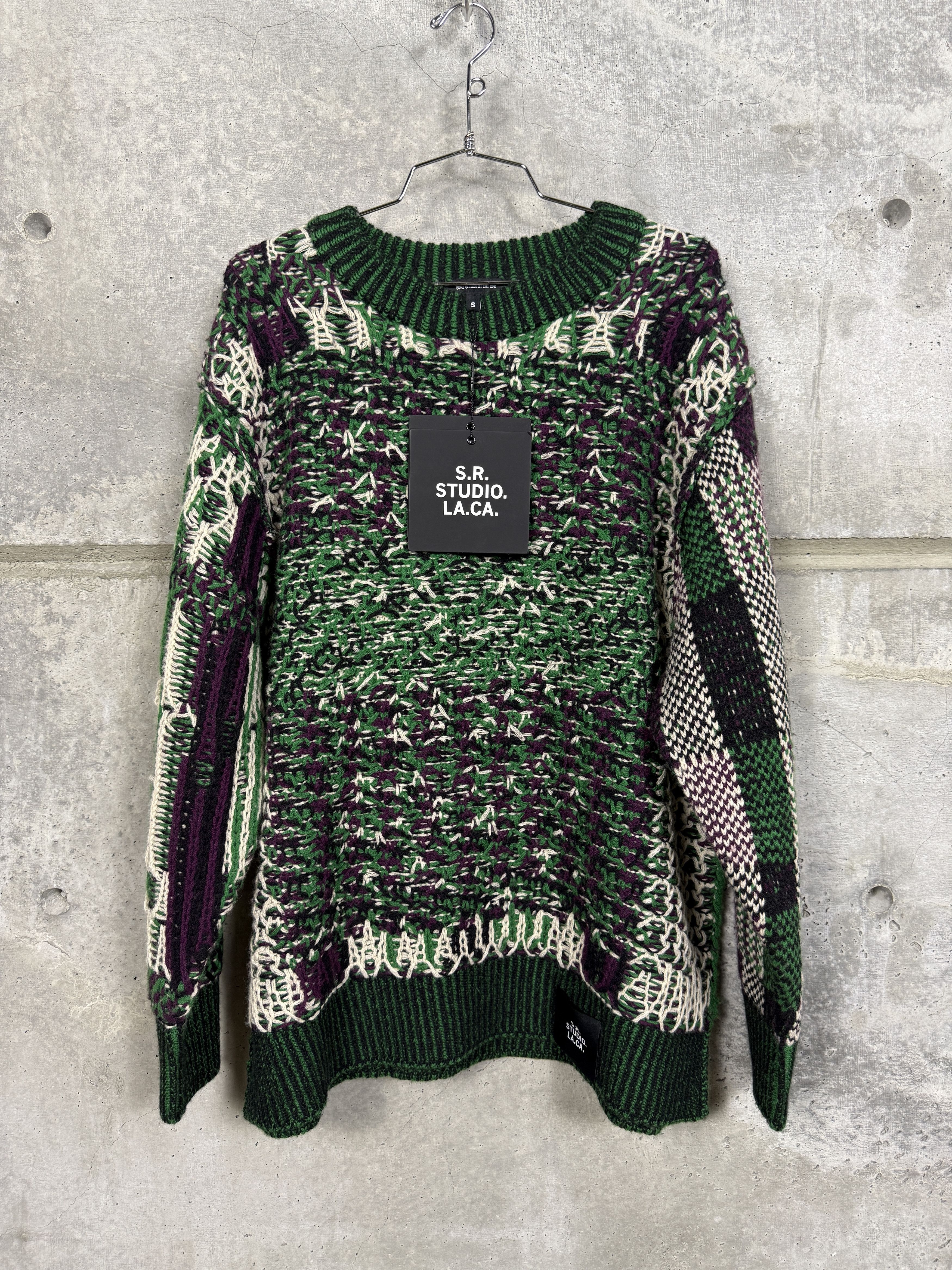 Sterling Ruby S.R. Studio Float Jacquard Crewneck Sweater Size US S / EU 44-46 / 1 - 8 Thumbnail