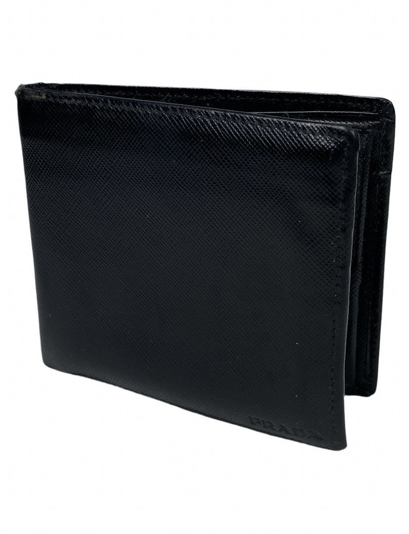 Prada Prada Saffiano Leather Bifold Wallet Size ONE SIZE - 1 Thumbnail