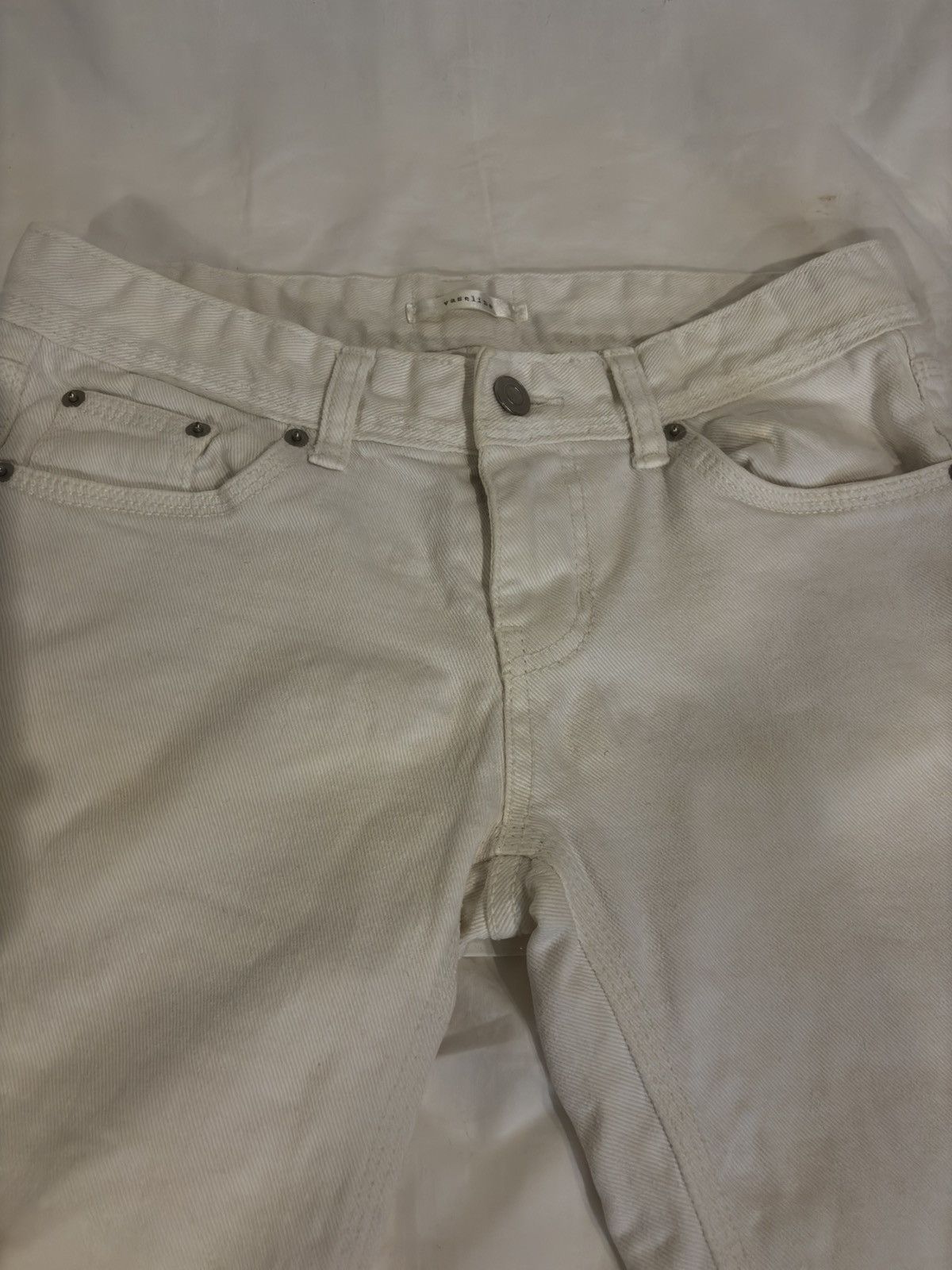 Other White denim Shorts.wp057 Size 28" / US 6 / IT 42 - 2 Thumbnail