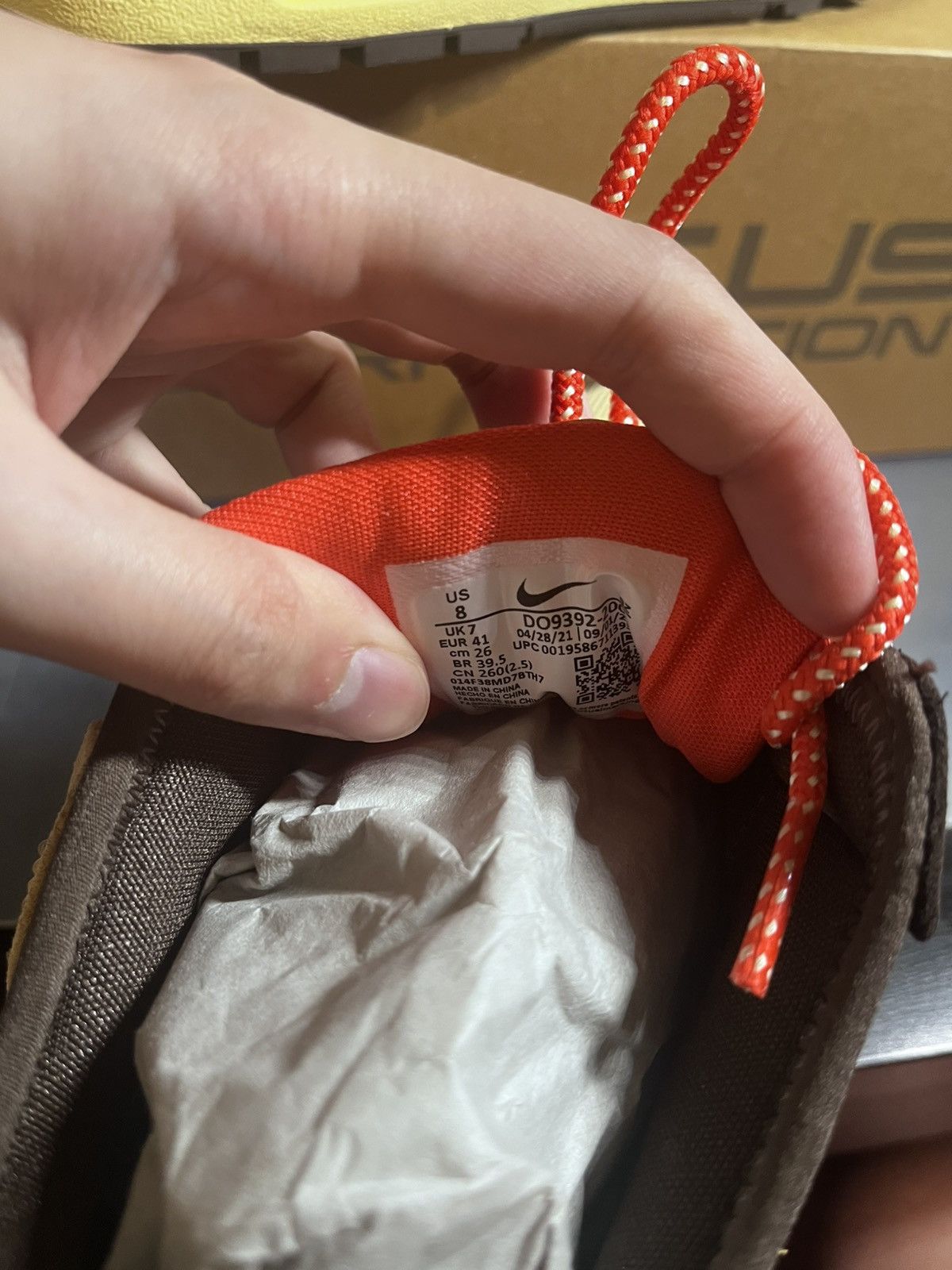 Nike × Travis Scott Nike Air Max 1 Travis Scott Cactus Jack Baroque Brown Size US 8 / EU 41 - 9 Thumbnail