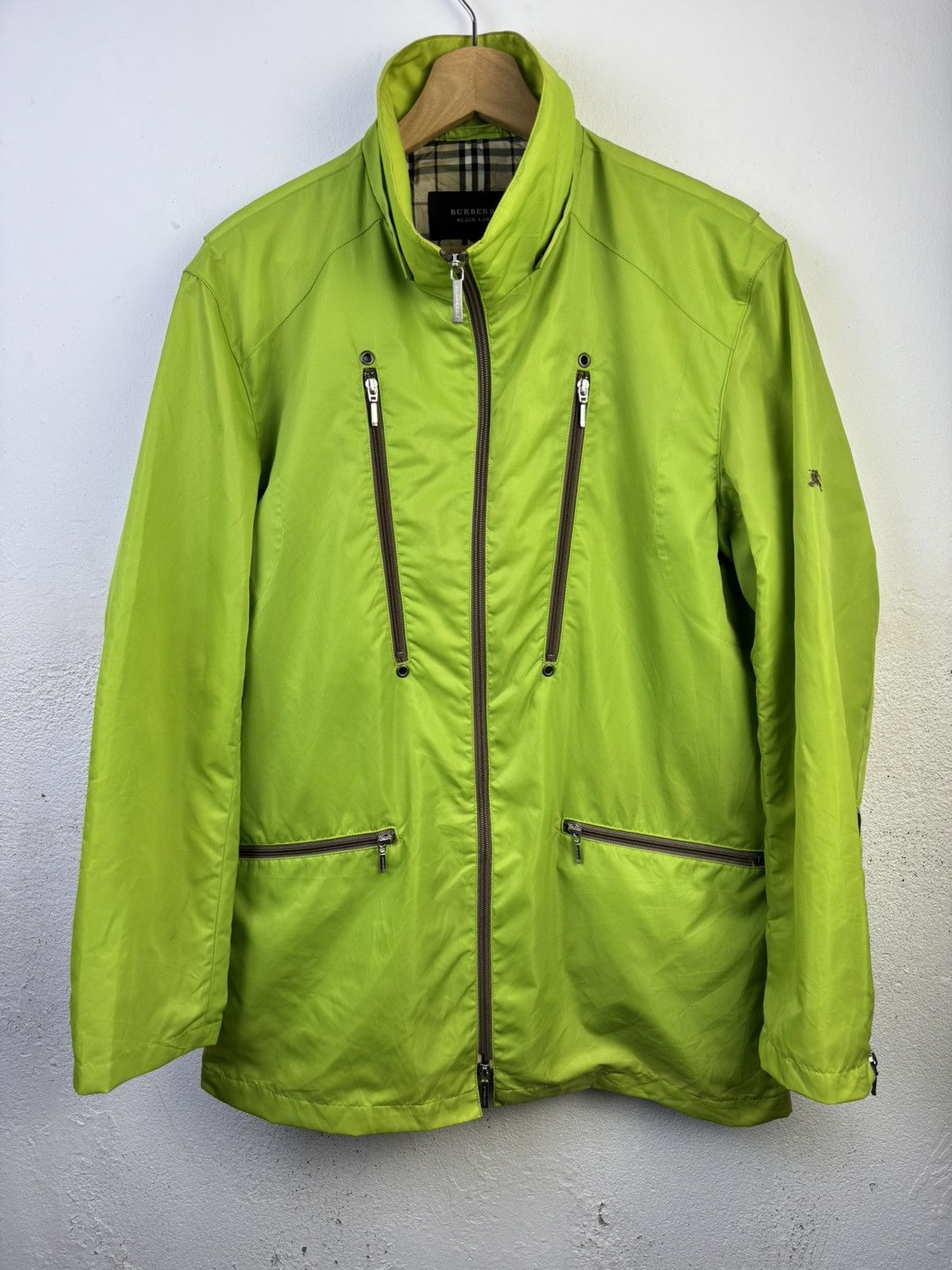 Burberry Burberry Black Label Windbreaker Hoodie Jacket Size US M / EU 48-50 / 2 - 2 Thumbnail