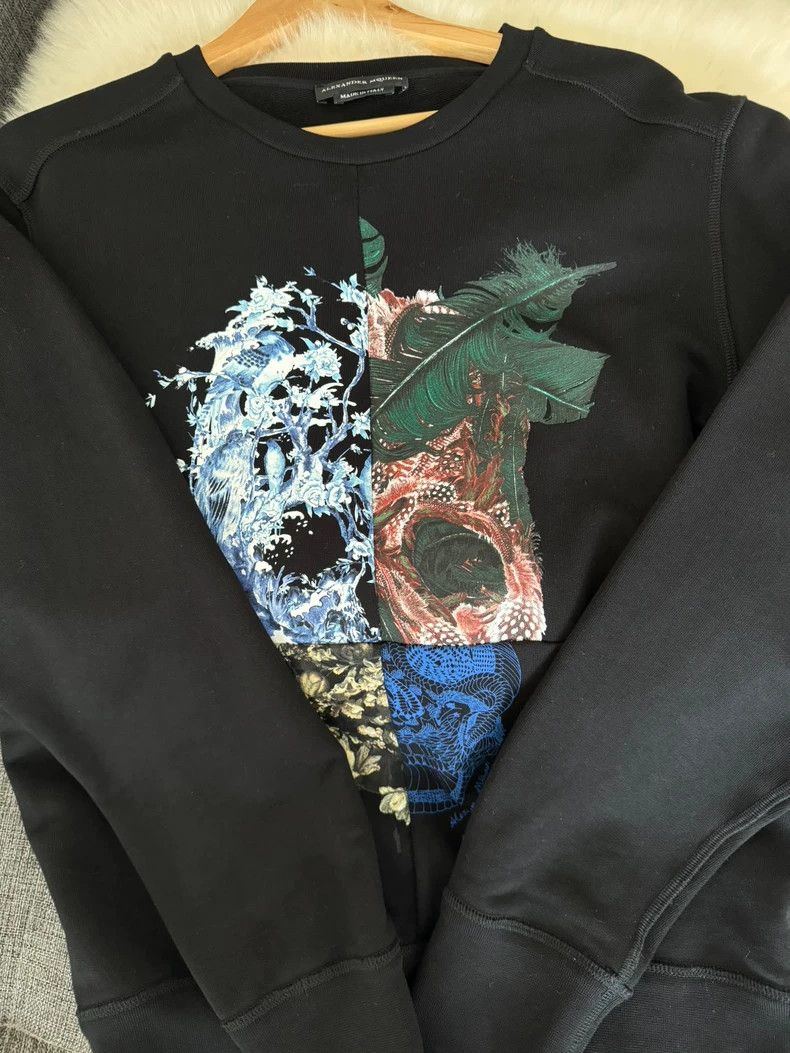 Alexander McQueen Alexander McQUEEN Hoodie black size M, classic pattern 2504 Size US M / EU 48-50 / 2 - 2 Thumbnail