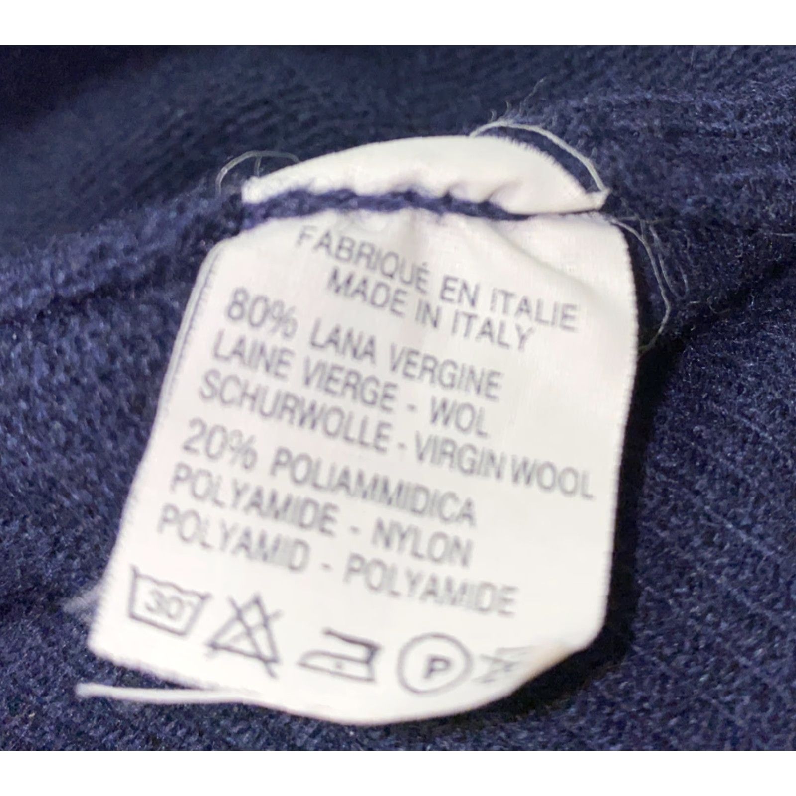 Vintage VINTAGE Mister Lull Mens Blue Wool Italian Made Henley Style Sweater XL Size US XL / EU 56 / 4 - 8 Thumbnail