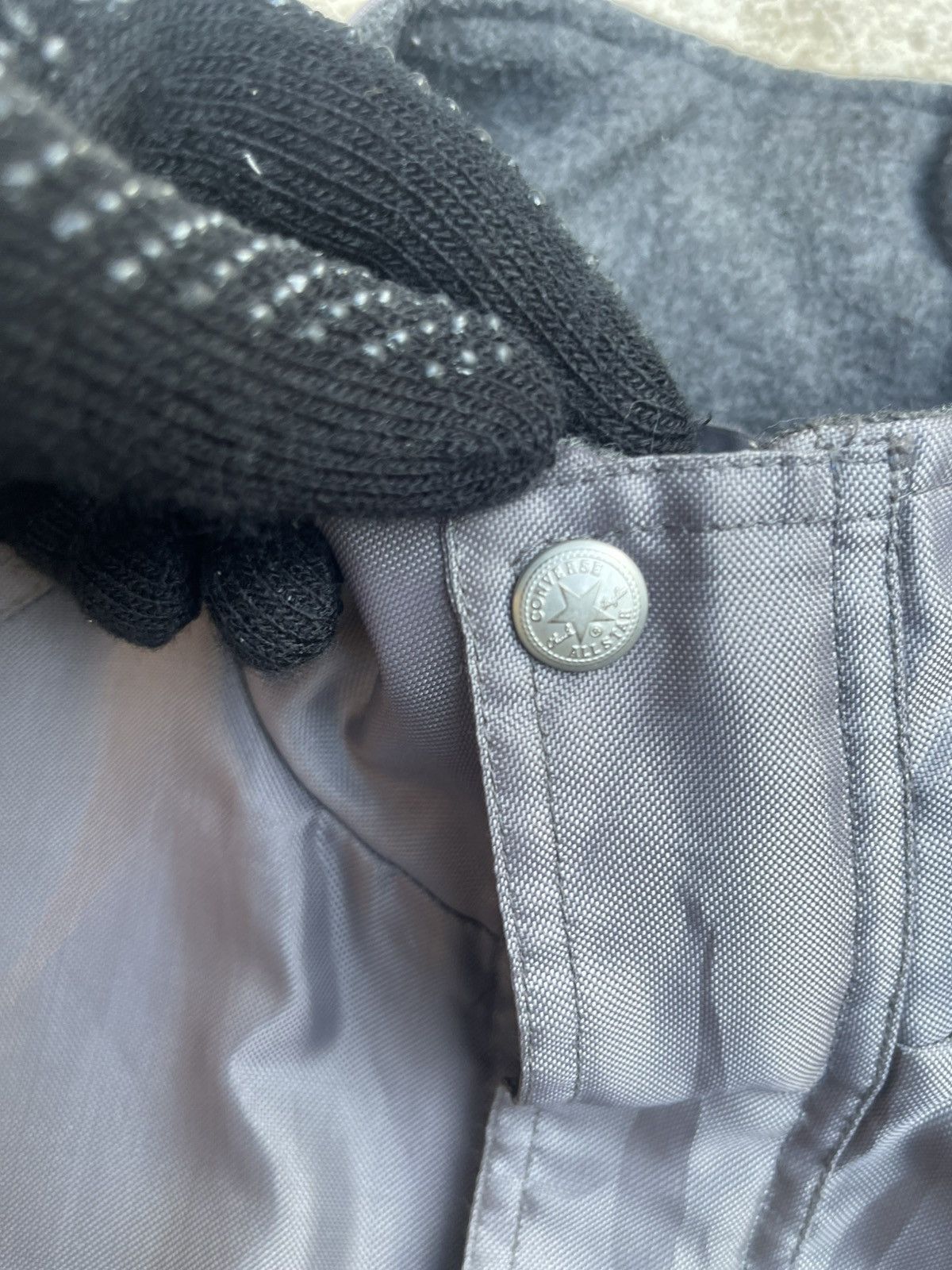 Converse Vintage Converse Gray Jacket Fleece Lining Size Medium Size US M / EU 48-50 / 2 - 5 Thumbnail