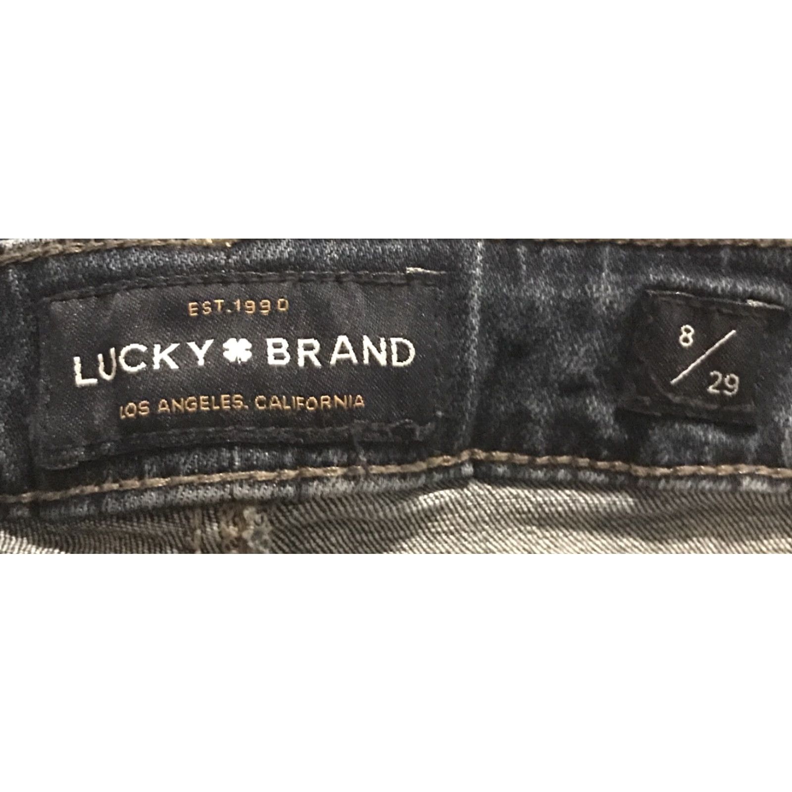Lucky Brand Lucky Brand Jeans Women's 8/29 Stretch Distressed Hems Skinny Denim PANTS Size 30" / US 8 / IT 44 - 4 Thumbnail