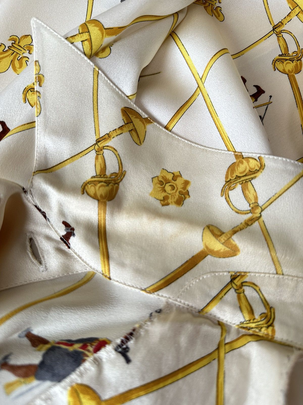 Escada Vintage ESCADA Margaretha Ley 100% Silk Musketeer Shirt Size XS / US 0-2 / IT 36-38 - 13 Thumbnail