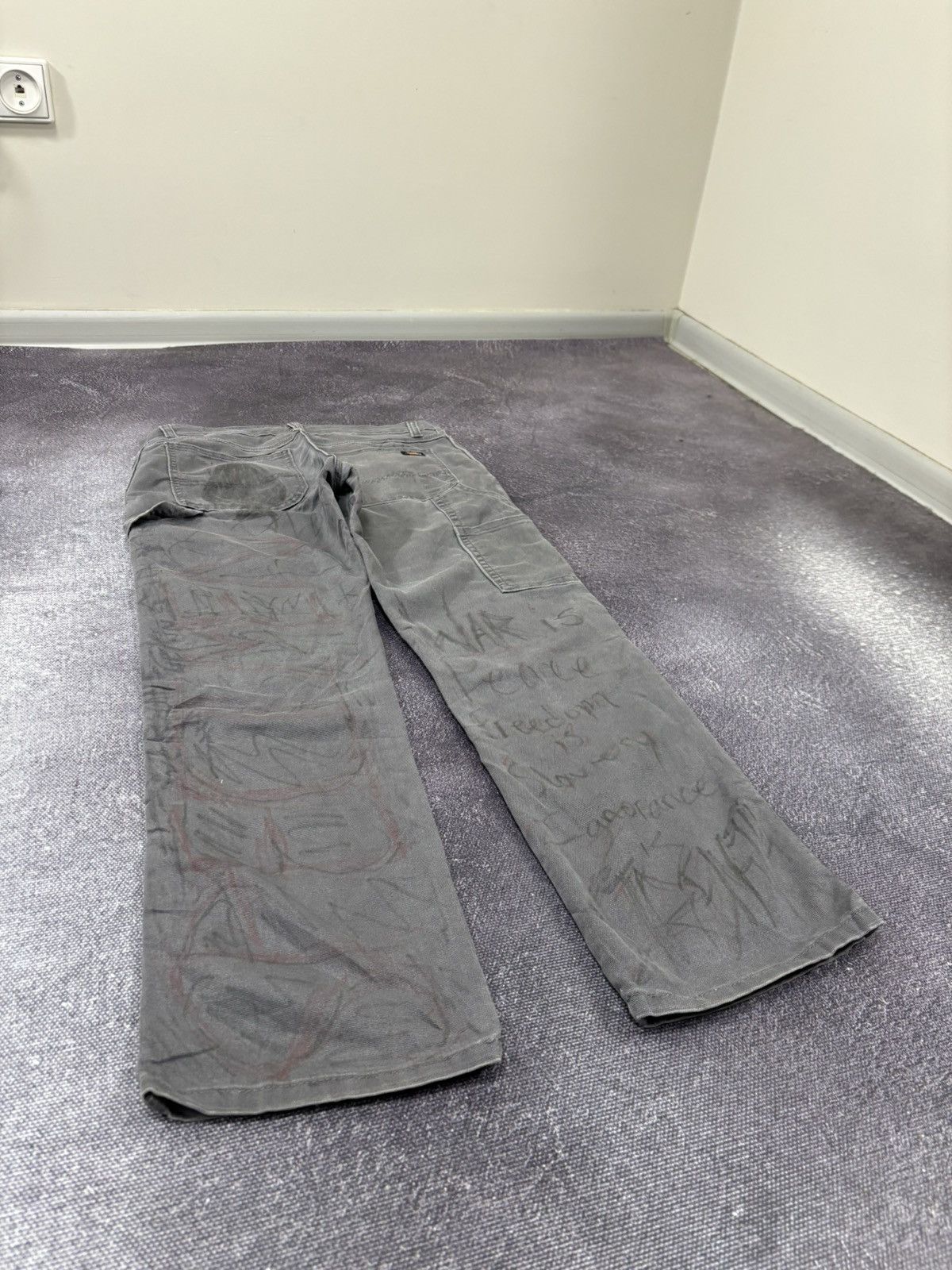 Dickies Vintage Dickies Custom Anarchy Cult Hype Pants Size US 30 / EU 46 - 4 Thumbnail