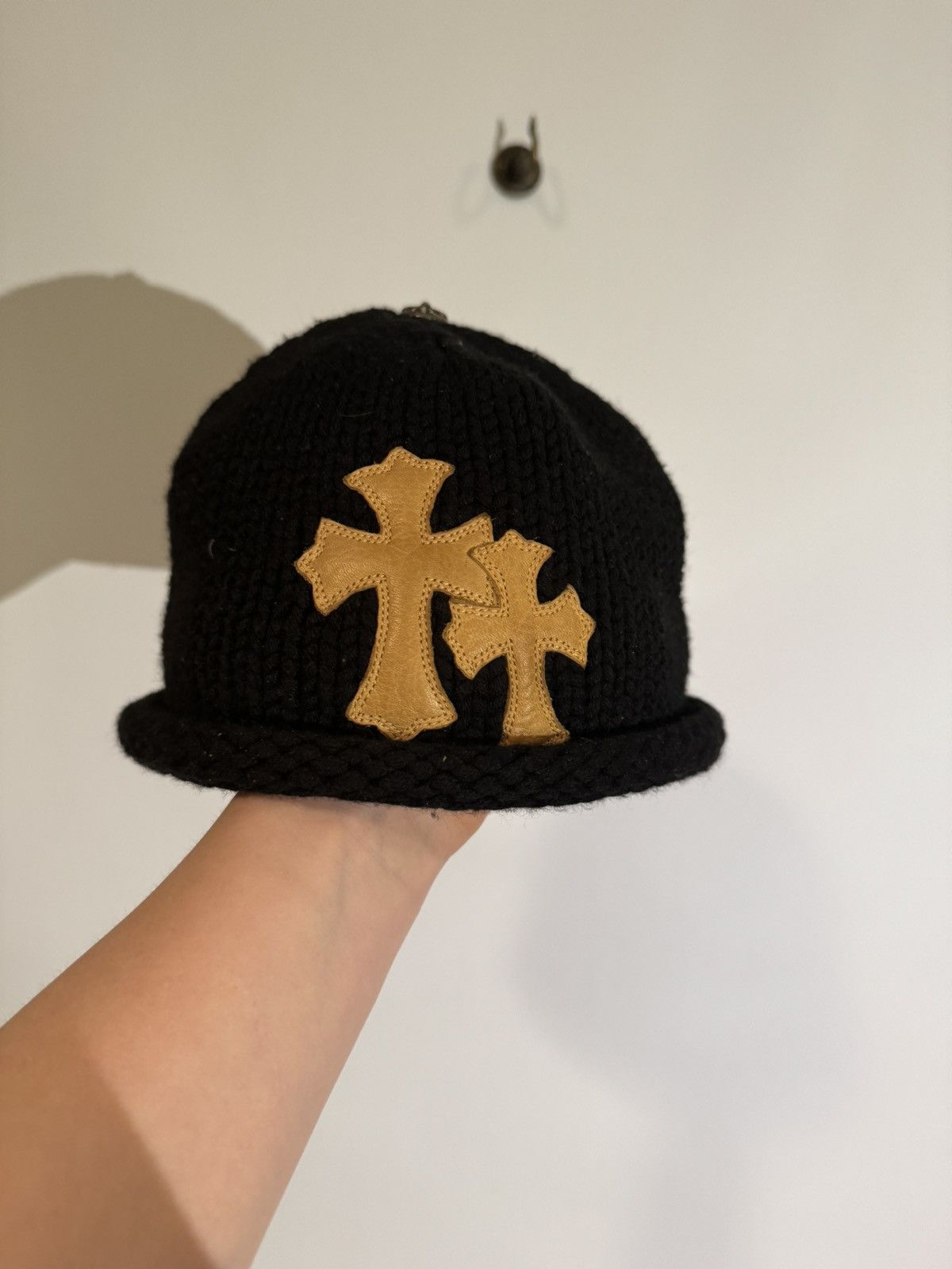 image of 1 Of 1!! Chrome Hearts Beanie in Black, Men's