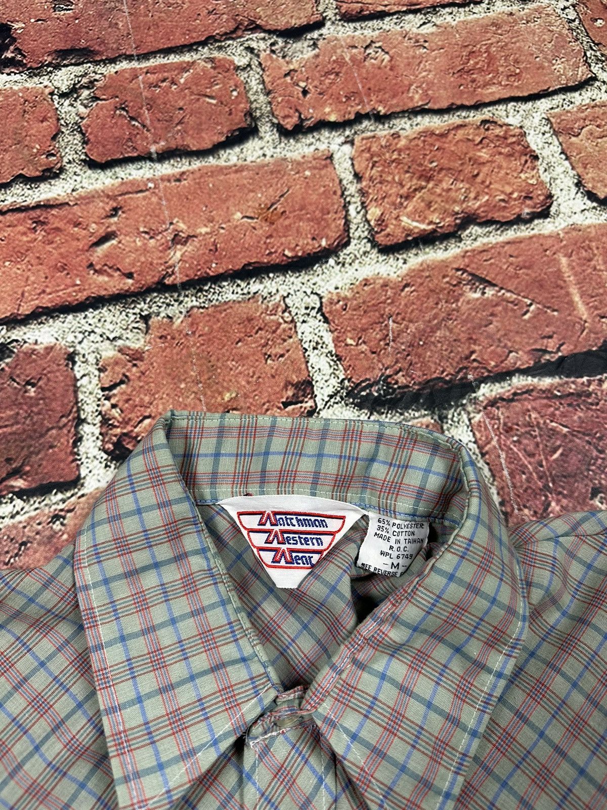 Vintage Vintage Western Button Up Pearl Snap Walthman Western Wear Size US M / EU 48-50 / 2 - 7 Thumbnail