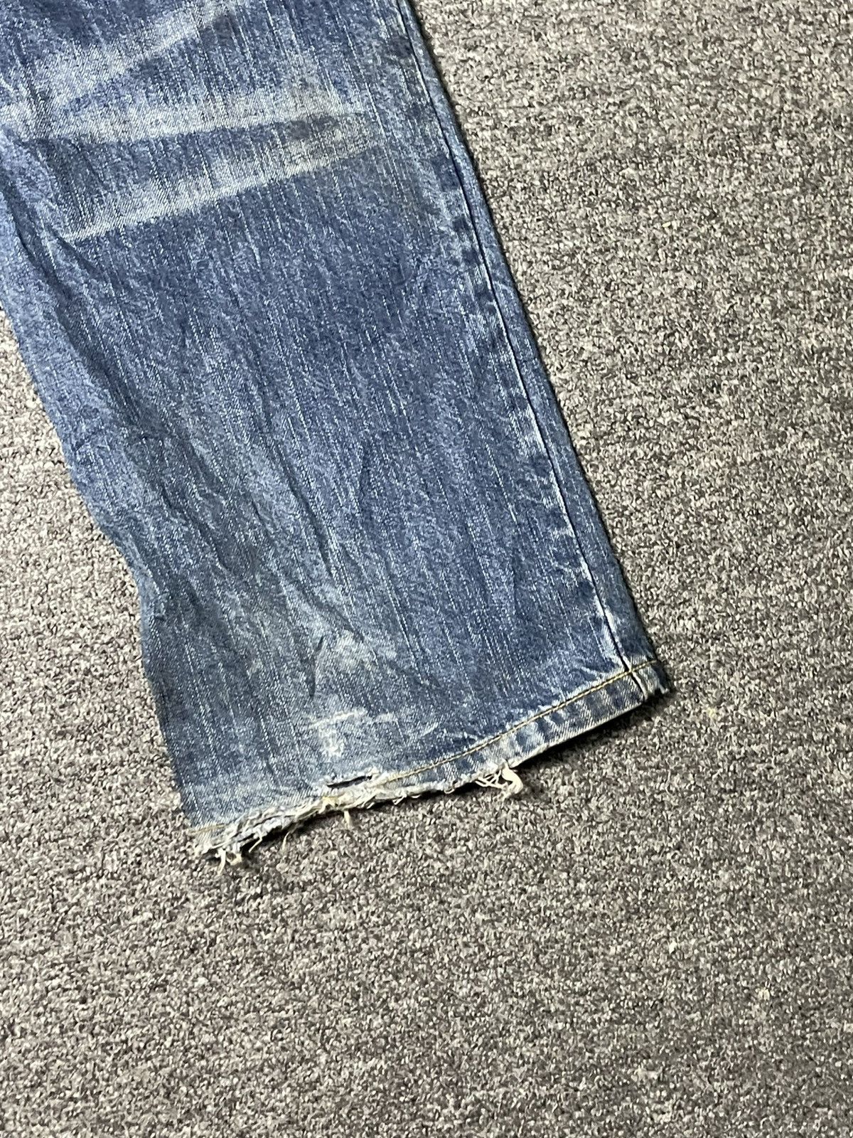 Japanese Brand × Vintage REAL B.VOICE Japanese Brand Spell Out Jeans (84) Size US 35 - 16 Thumbnail