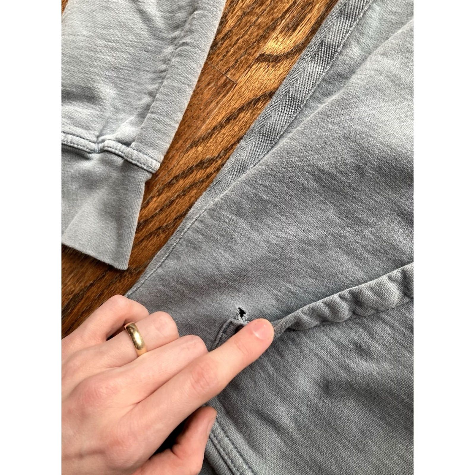 Buck Mason Buck Mason Hoodie Mens M Brushed Loopback Turquoise Blue Sweatshirt Size US M / EU 48-50 / 2 - 7 Thumbnail
