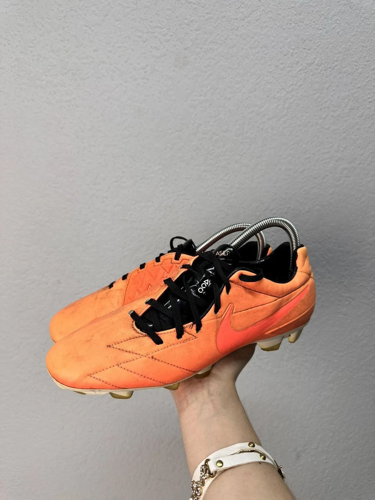 Nike 👉 Nike Total 90 Laser FG Mango Football Soccer US8 EUR41 Size US 8 / EU 41 - 10 Thumbnail
