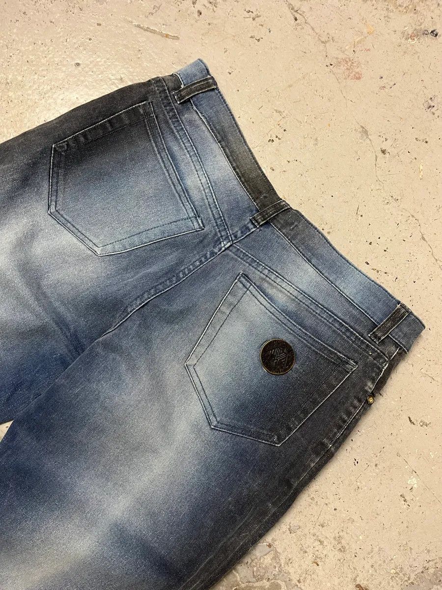 Designer × Roberto Cavalli × Vintage 2000s Roberto Cavalli Blue Gradient Pants Size US 30 / EU 46 - 7 Thumbnail