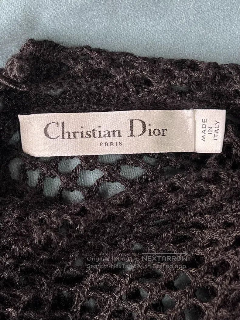 Dior Dior Hollow-knit high-necked long sleeves Size XXS / US 00 / IT 34 - 7 Thumbnail