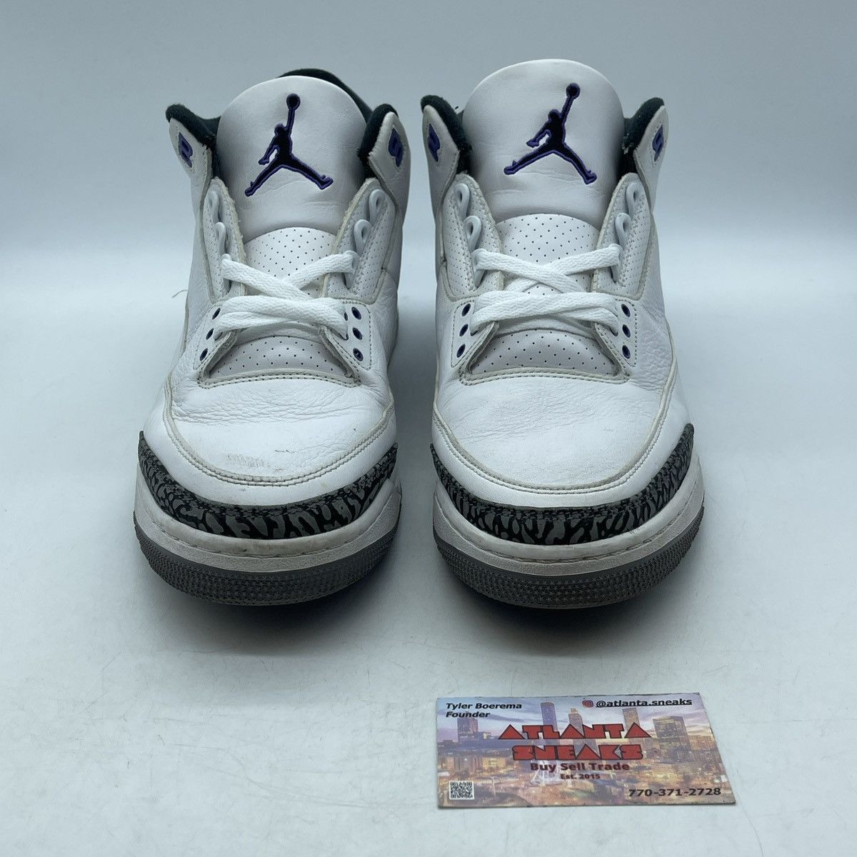 Jordan Brand Air Jordan 3 dark iris Size US 12 / EU 45 - 2 Thumbnail