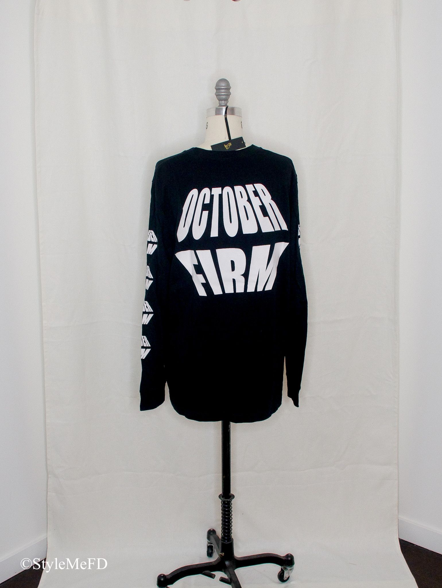 October's Very Own Men's OVO "October Firm" Black Long Sleeve Shirt Size US L / EU 52-54 / 3 - 1 Thumbnail