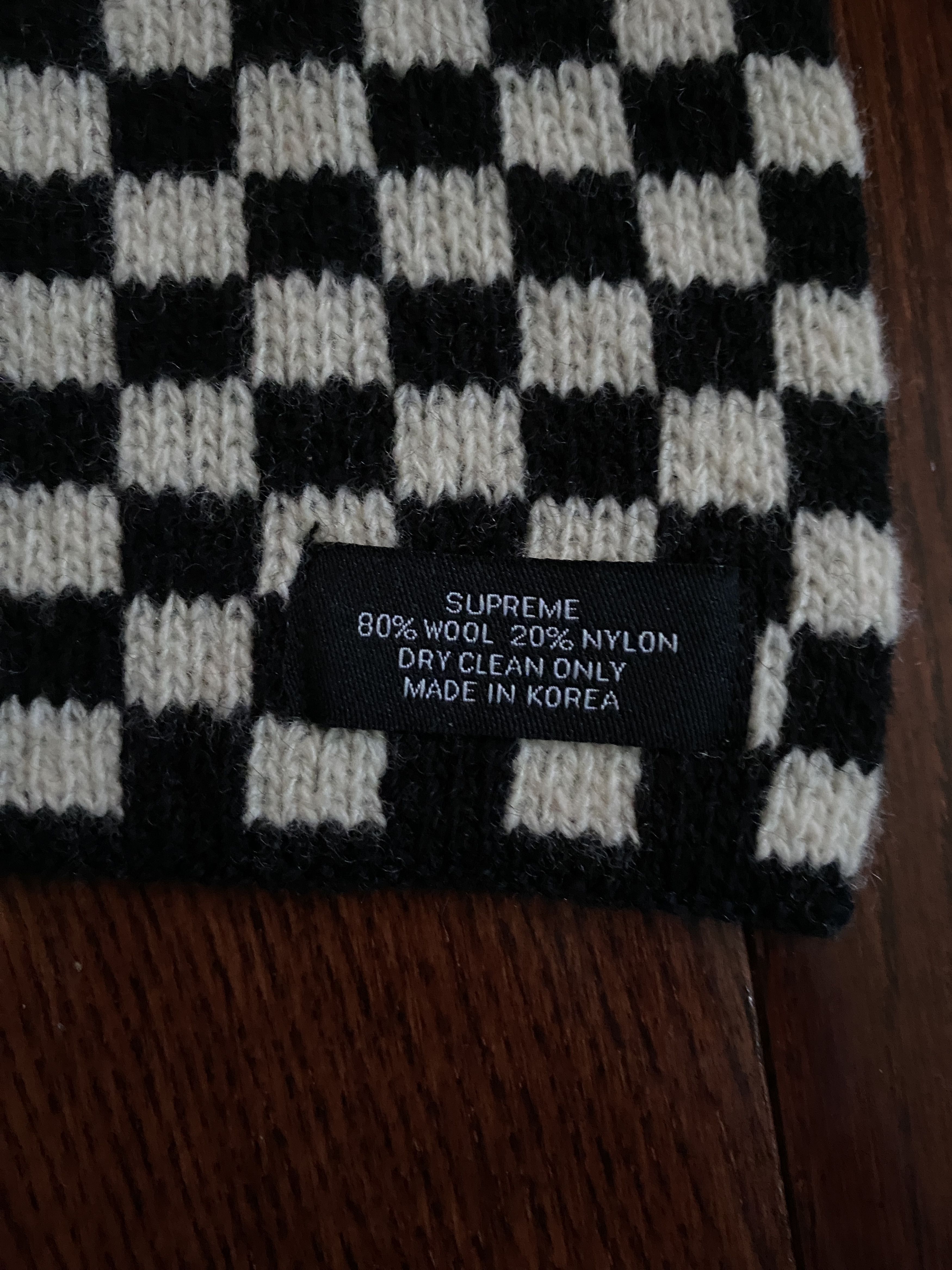 Supreme Merino Wool Scarf FW11 Size ONE SIZE - 4 Thumbnail