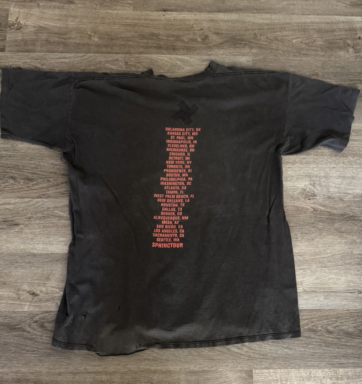 Band Tees Ministry - 1996 Sphinctour tee Skinny Puppy NIN Size US XXL / EU 58 / 5 - 4 Thumbnail