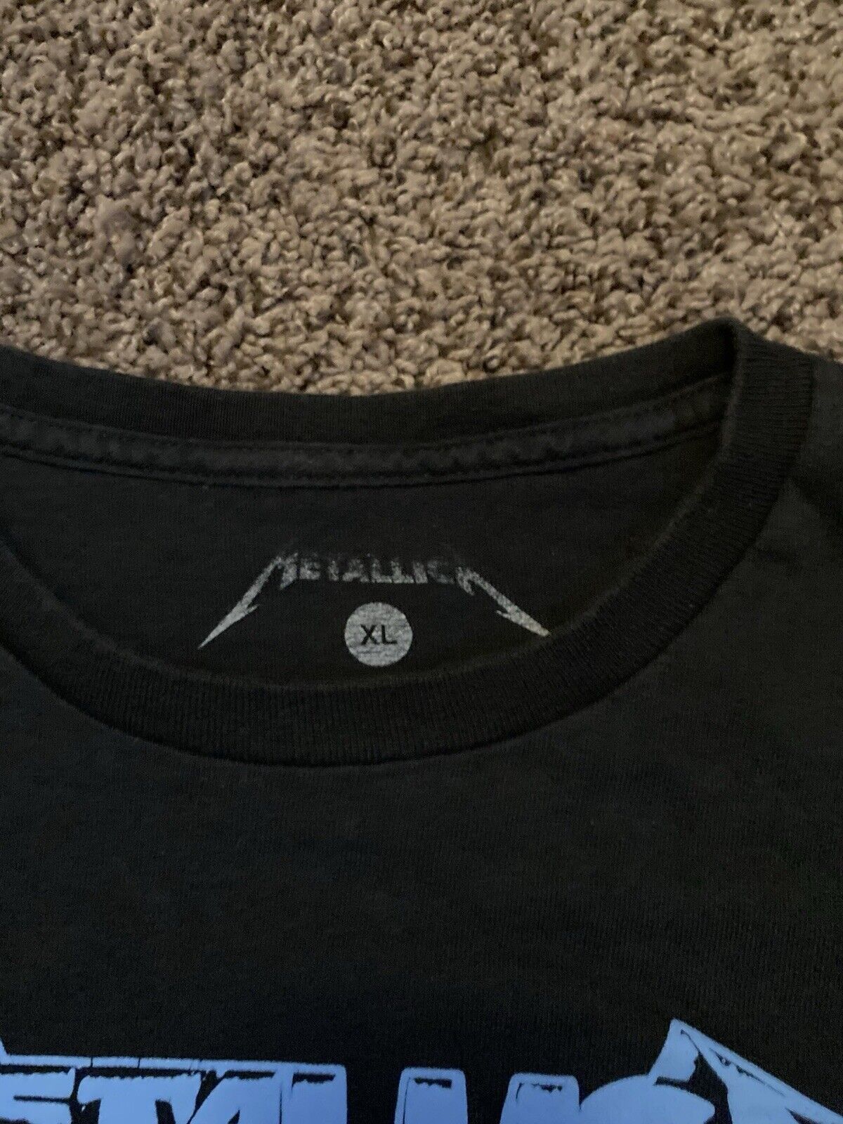 Designer × Metallica × Vintage Metallica Ride The Lightening Faded Mens XL Rock T-Shirt Size US XL / EU 56 / 4 - 3 Thumbnail