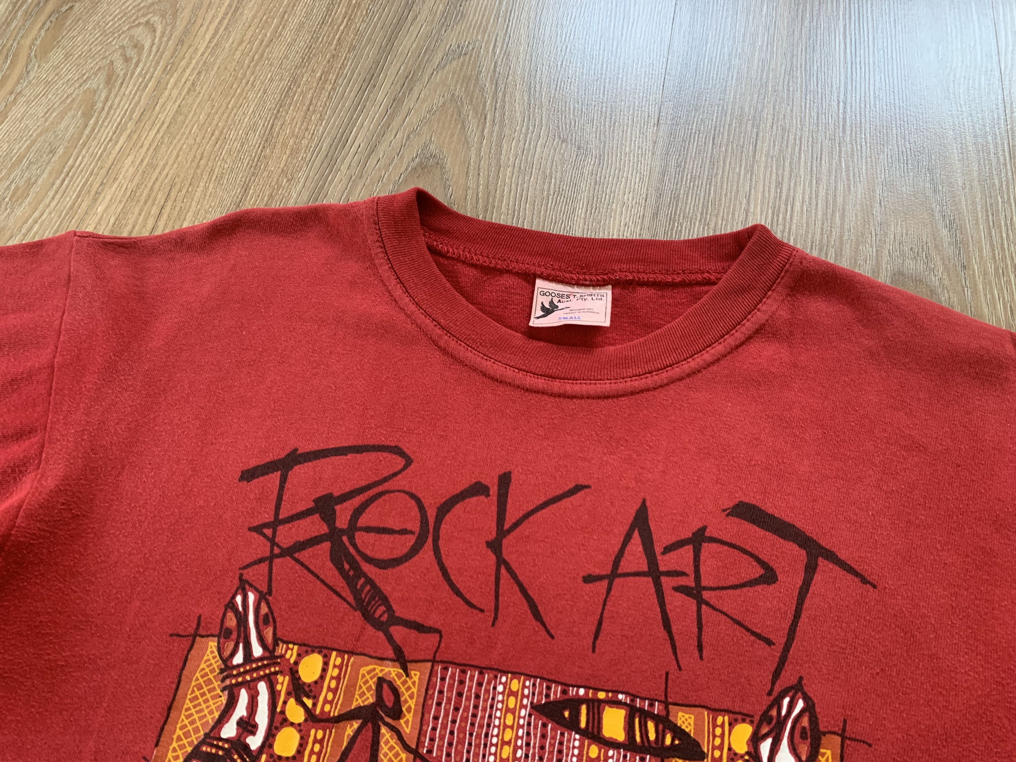 Vintage Australia Rock Art Vintage Gooses T-Shirt Size US S / EU 44-46 / 1 - 4 Thumbnail