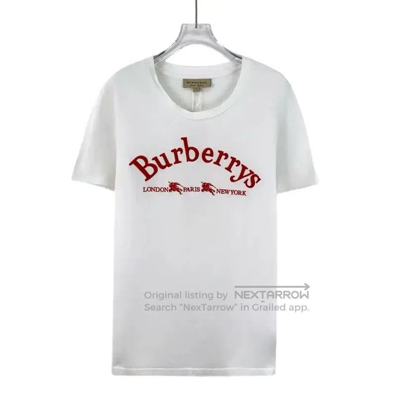 Burberry Burberry Women's White Cotton T-Shirt. Size S / US 4 / IT 40 - 1 Thumbnail