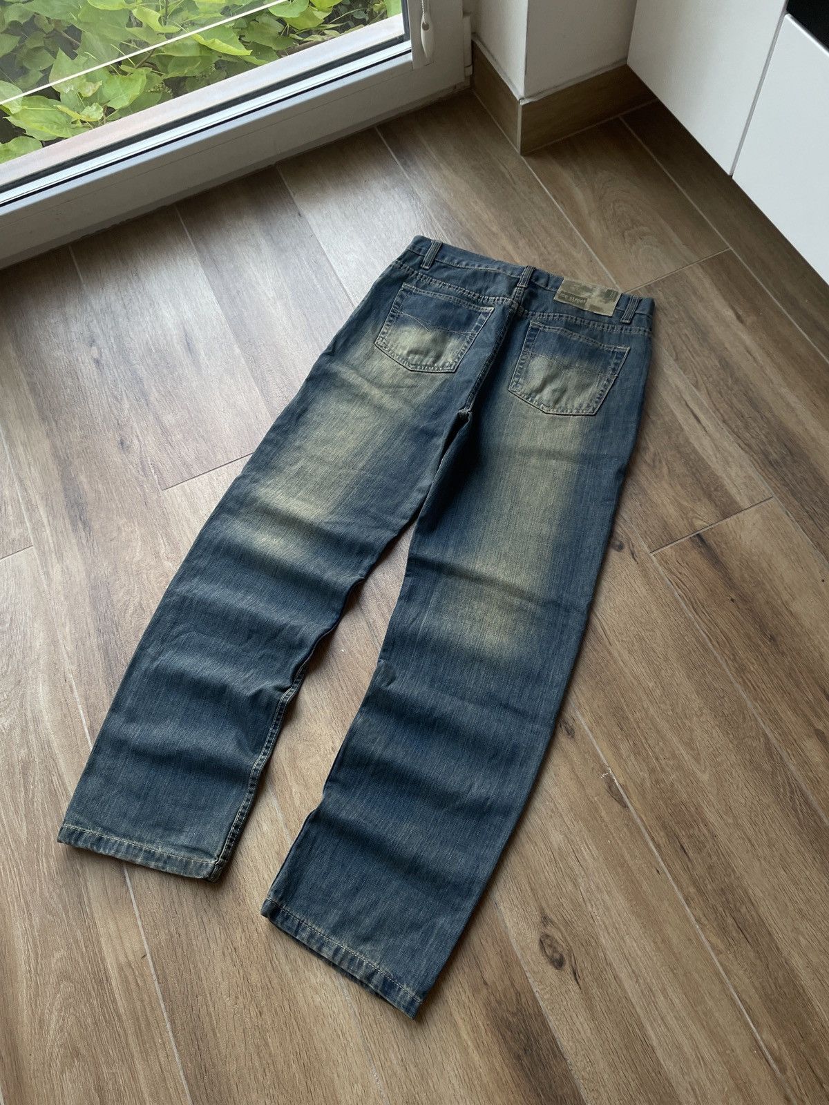Vintage Vintage Baggy Jeans Mud Washed Flared Faded Wide Japanese Size US 32 / EU 48 - 6 Thumbnail