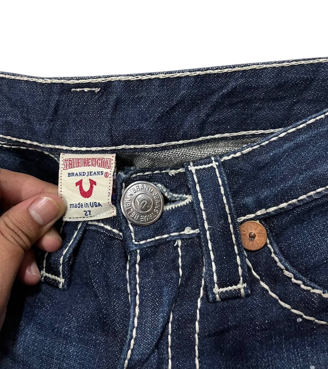 True Religion Flare Jeans true religion Rainbow Joey low rise twisted leg Size US 29 - 11 Thumbnail