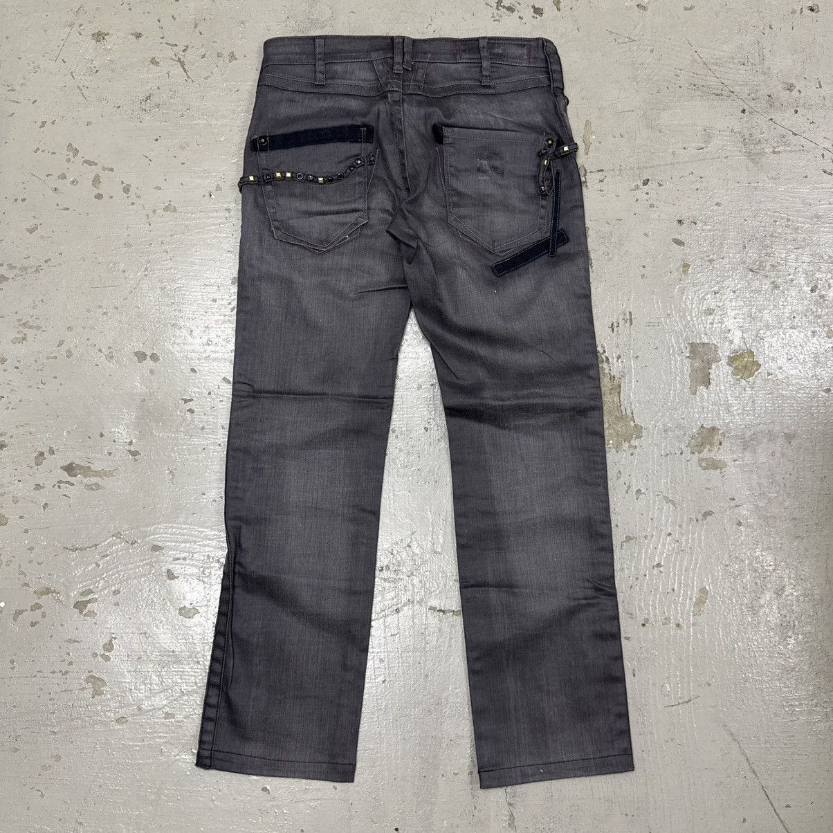 Marithe + Francois Girbaud Marithe Francois Girbaud Waxed Studded Punk Riot Pants Size US 32 / EU 48 - 2 Thumbnail