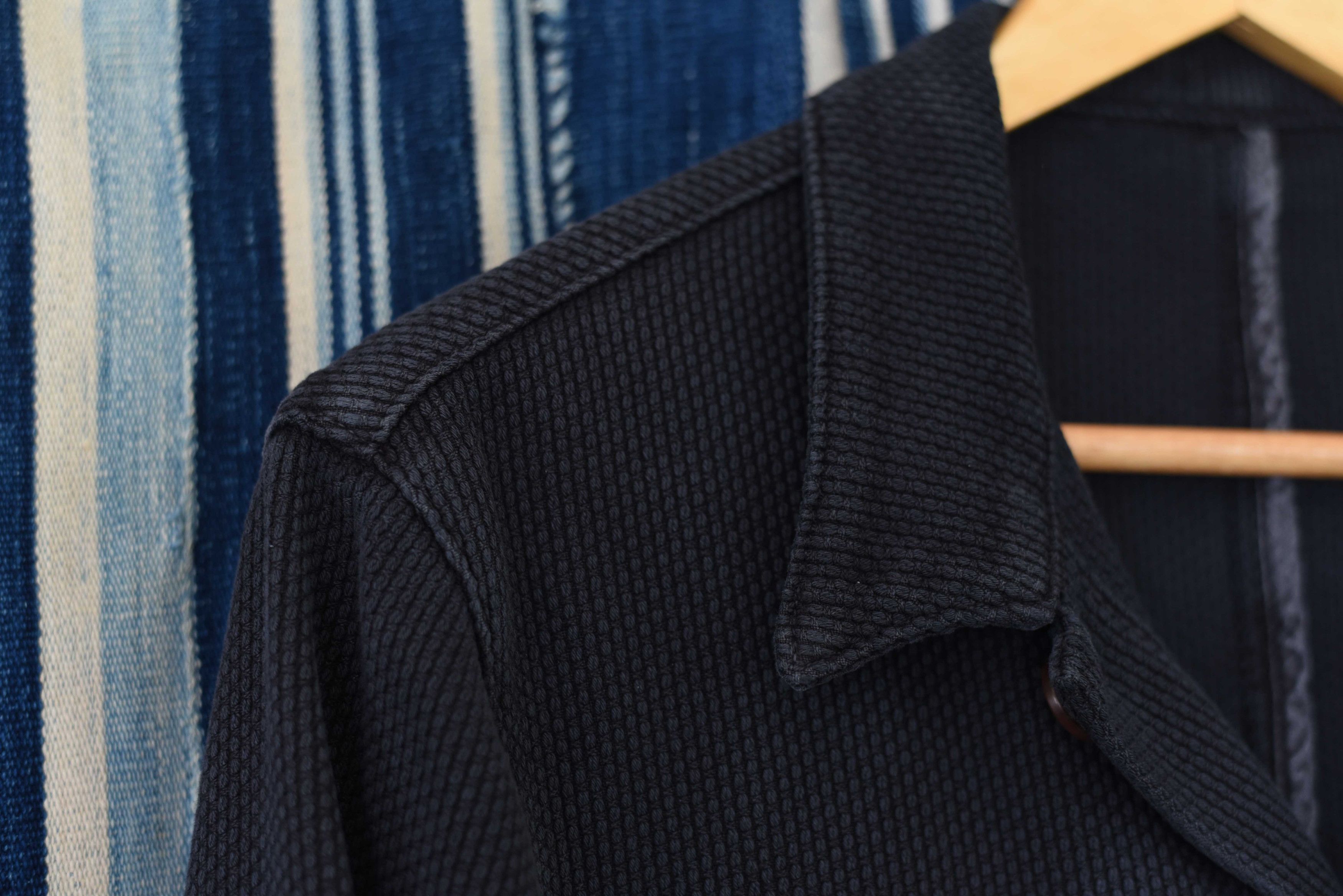Epaulet Epaulet NYC LA Doyle Chore Coat Jacket - Black Sashiko 38 M Size US M / EU 48-50 / 2 - 5 Thumbnail