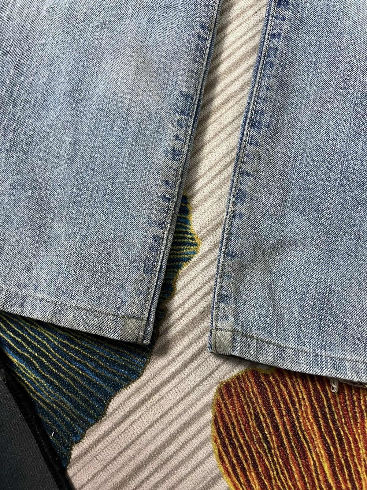 Edwin × Japanese Brand 💥Baggy💥Vintage Edwin 505zx Dirty Selvedge Jeans Size US 34 / EU 50 - 3 Thumbnail