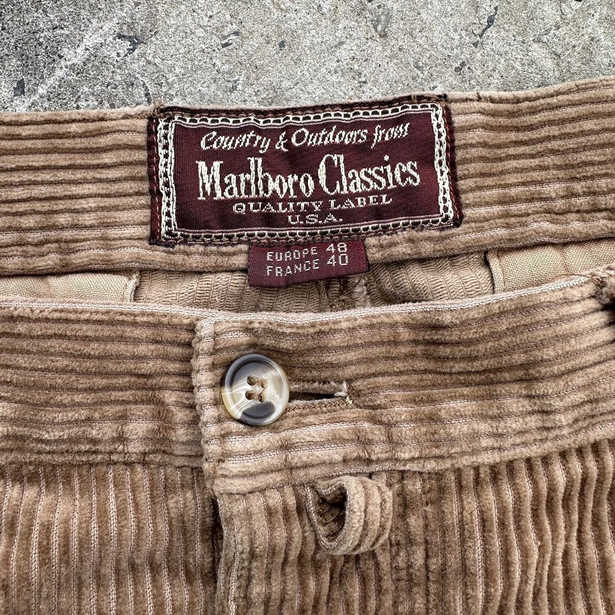 Vintage Vintage Corduroy Pants Marlboro Classic velveteen 90s Size US 32 / EU 48 - 11 Thumbnail