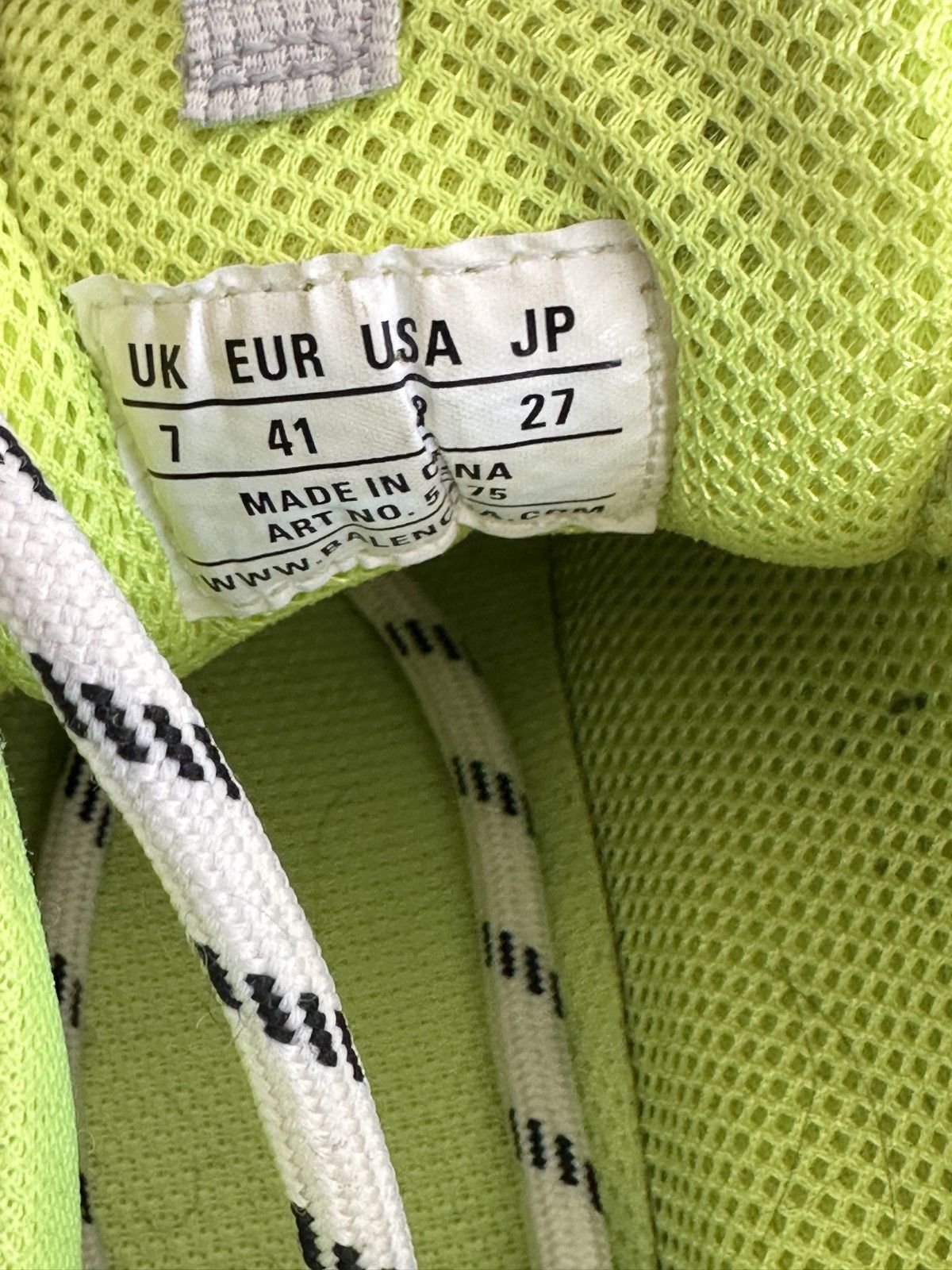 Balenciaga Balenciaga 'Triple S' Neon Grey Metallic - EU 41 / US Mens 8 Size US 8 / EU 41 - 7 Thumbnail