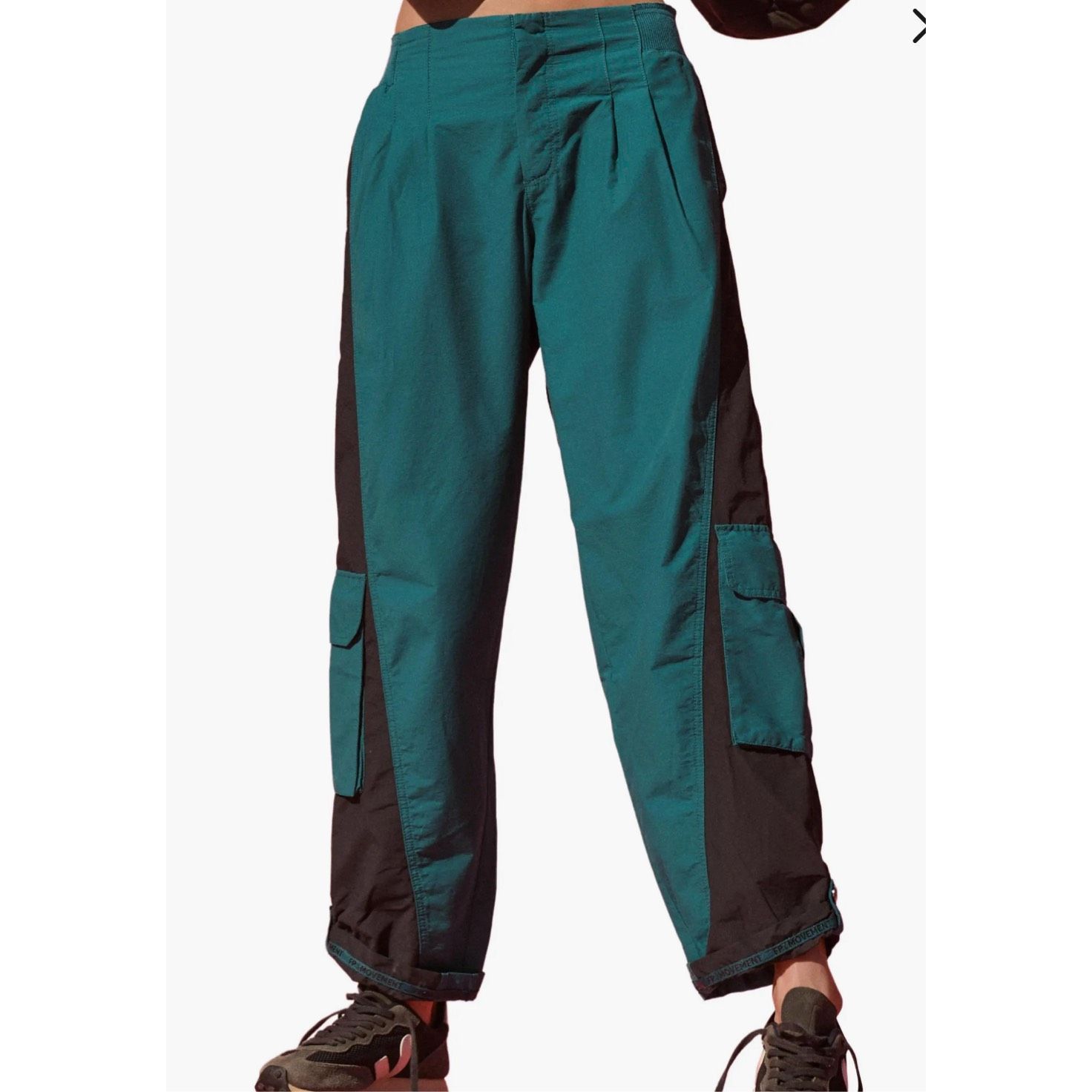 Free People Free People MOVEMENT NWOT Mesmerize Me Colorblock Pants In Spruced Up Sz XS Size 26" / US 2 / IT 38 - 4 Thumbnail