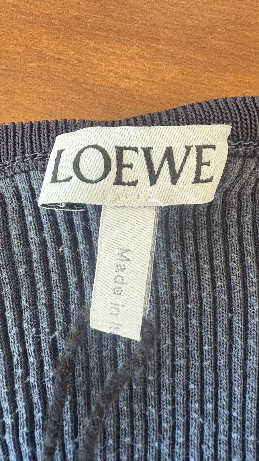 Loewe LOEWE tank top navy with monogram logo Size XS / US 0-2 / IT 36-38 - 3 Thumbnail