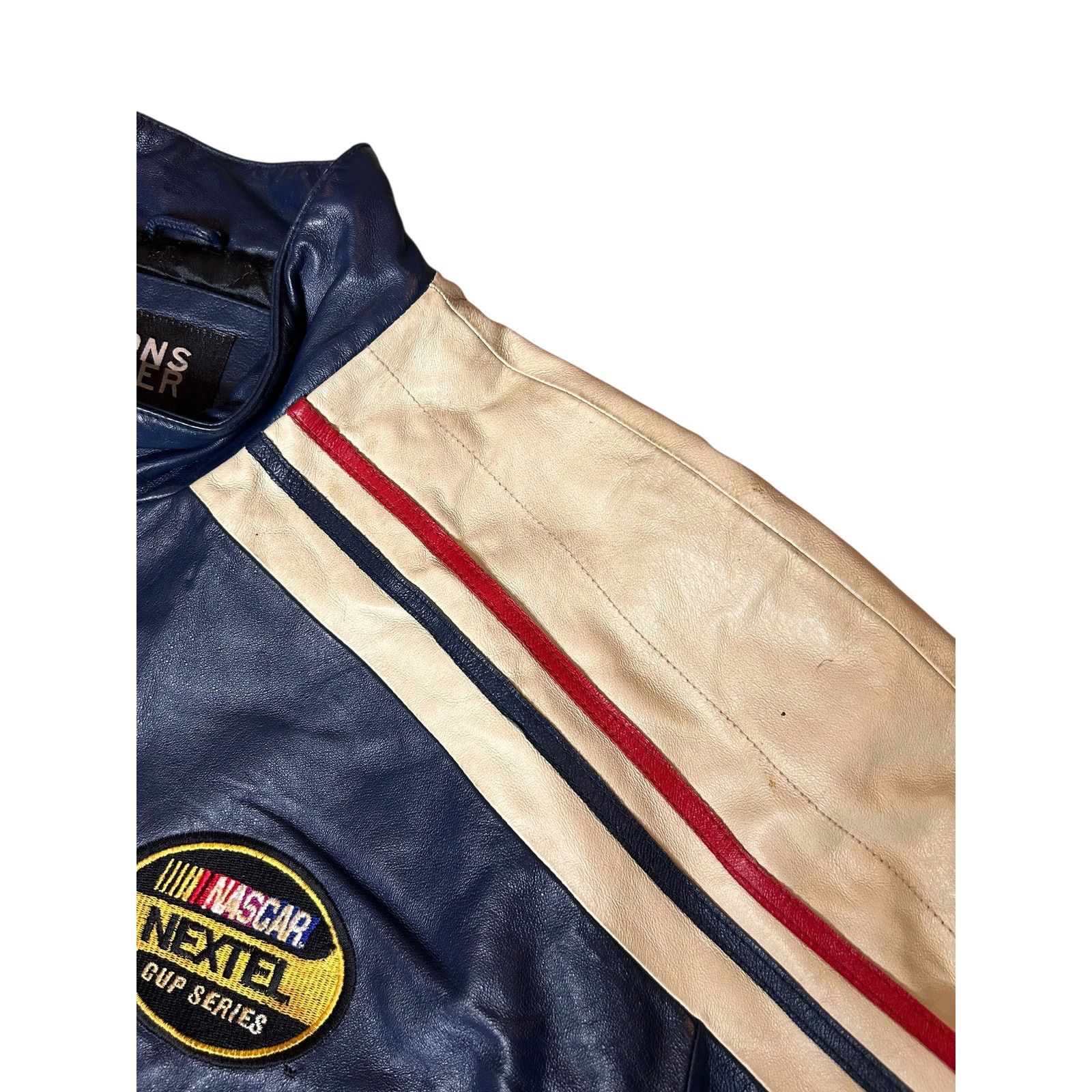 Chase Authentics × NASCAR × Vintage Vintage Nascar Dale Earnhardt Budweiser Leather Jacket Size US XL / EU 56 / 4 - 10 Thumbnail