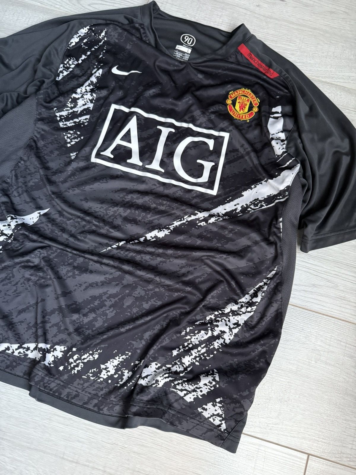 Nike Vintage Manchester United Soccer jersey Shirt 2007 kit Nike Size US L / EU 52-54 / 3 - 2 Thumbnail