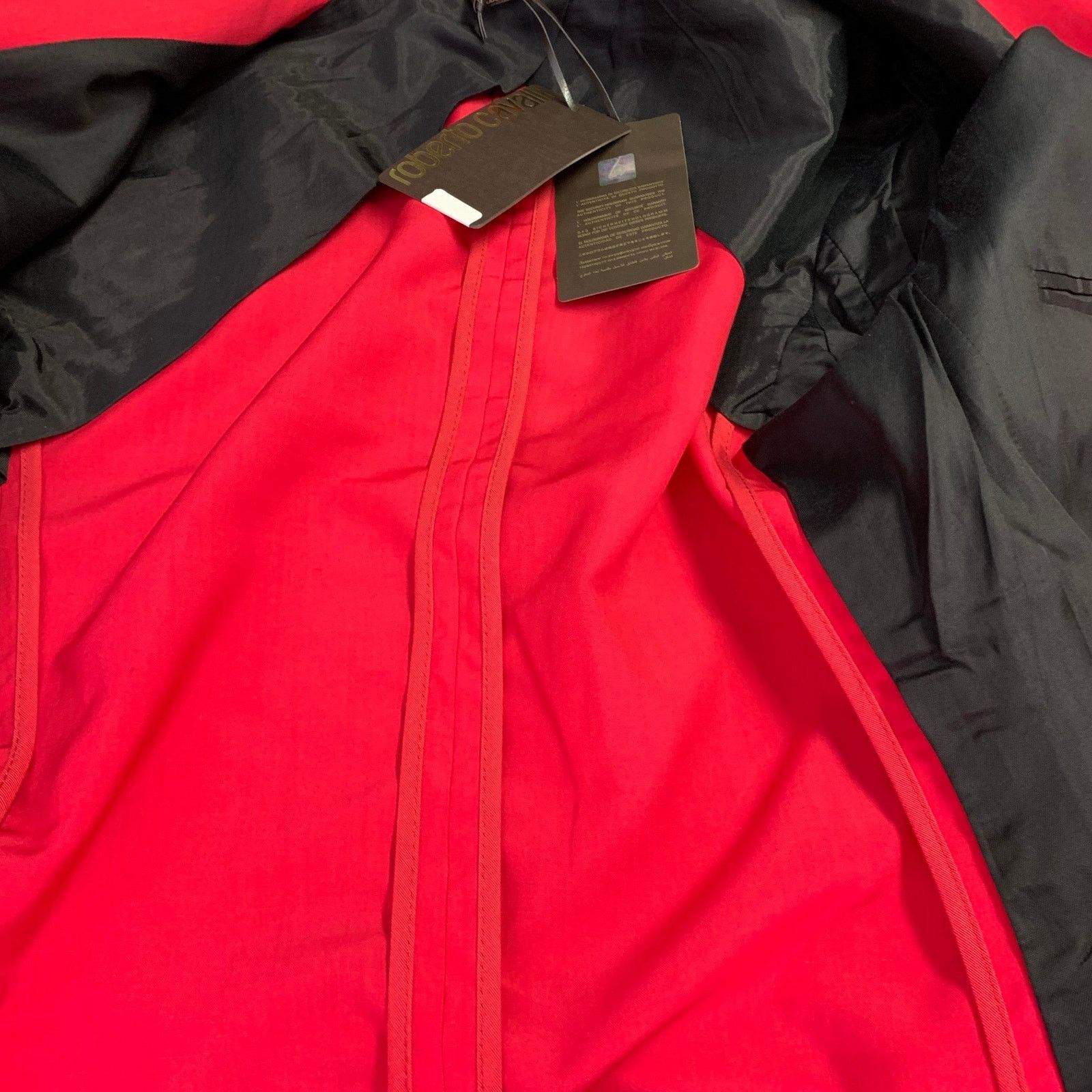 Roberto Cavalli ROBERTO CAVALLI Size 38 Red Raspberry Wool Blend Sport Coat Size 38R - 8 Thumbnail