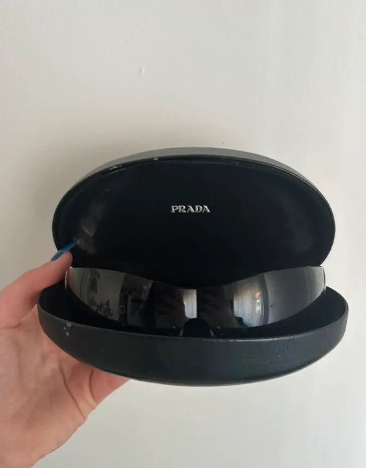 Prada PRADA Sunglasses 🇺🇸 TAX FREE Wrap Shield Flame Star Size ONE SIZE - 4 Thumbnail