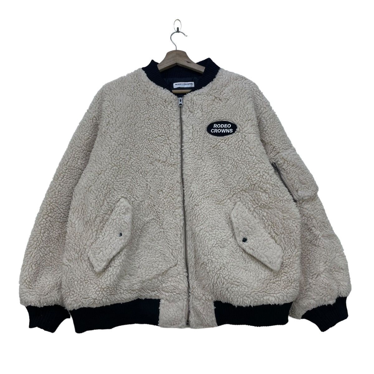 Japanese Brand Rare Japanese Brand Rodeo Crowns Deep Pile Bomber Jackets Size US M / EU 48-50 / 2 - 3 Thumbnail