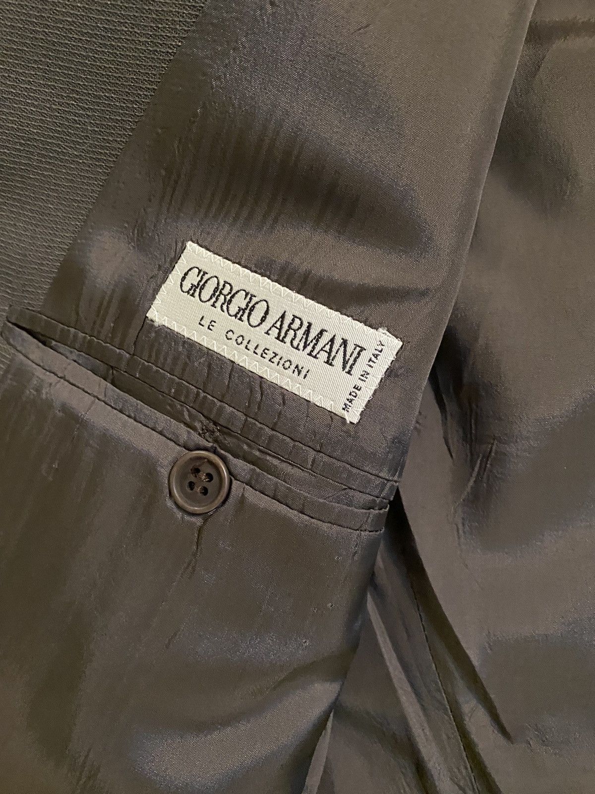 Giorgio Armani × Vintage rare vintage armani suit jacket Size 42R - 3 Thumbnail