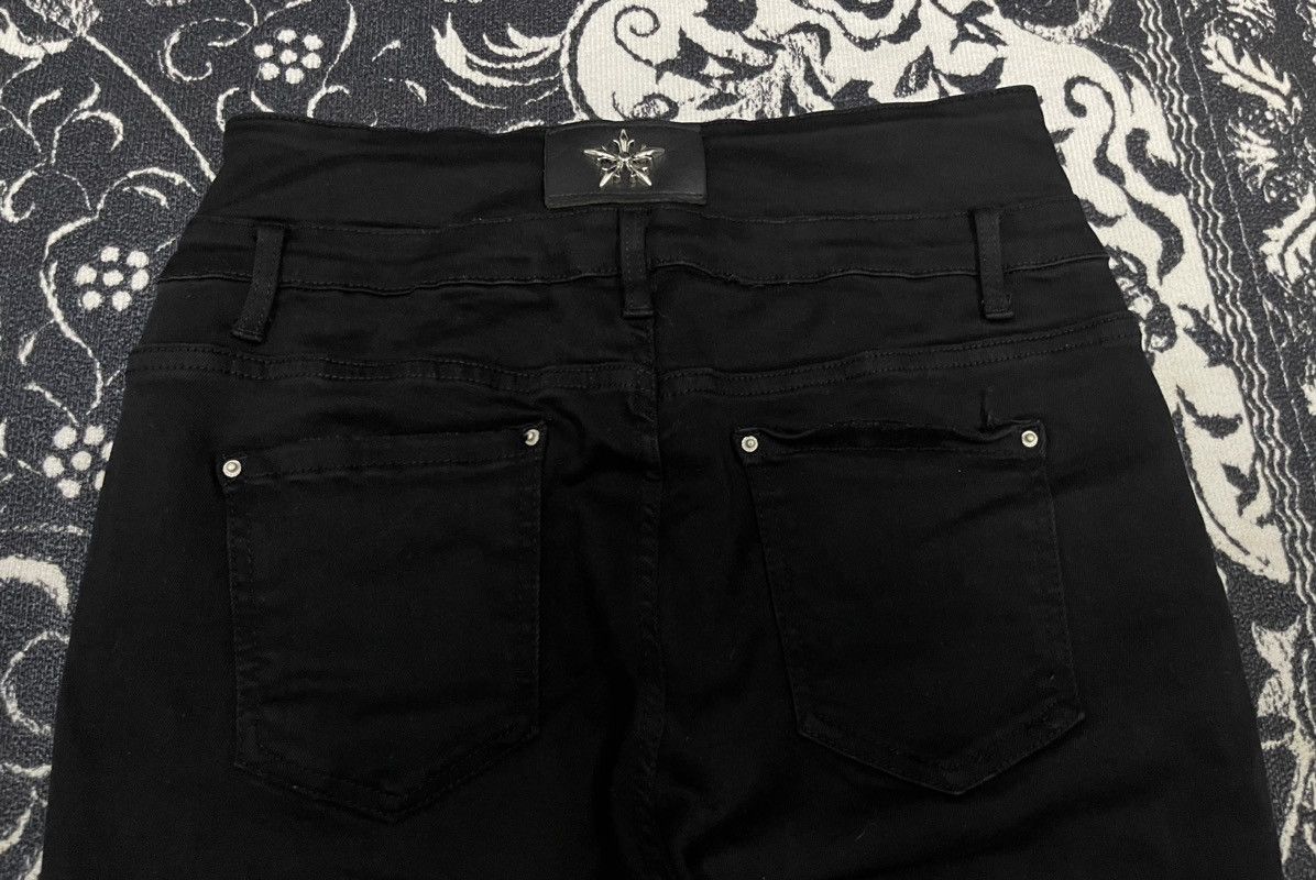 Japanese Brand CHROME HEARTS INSPIRED STRETCHABLE PANT UNBRAND Size US 28 / EU 44 - 15 Thumbnail