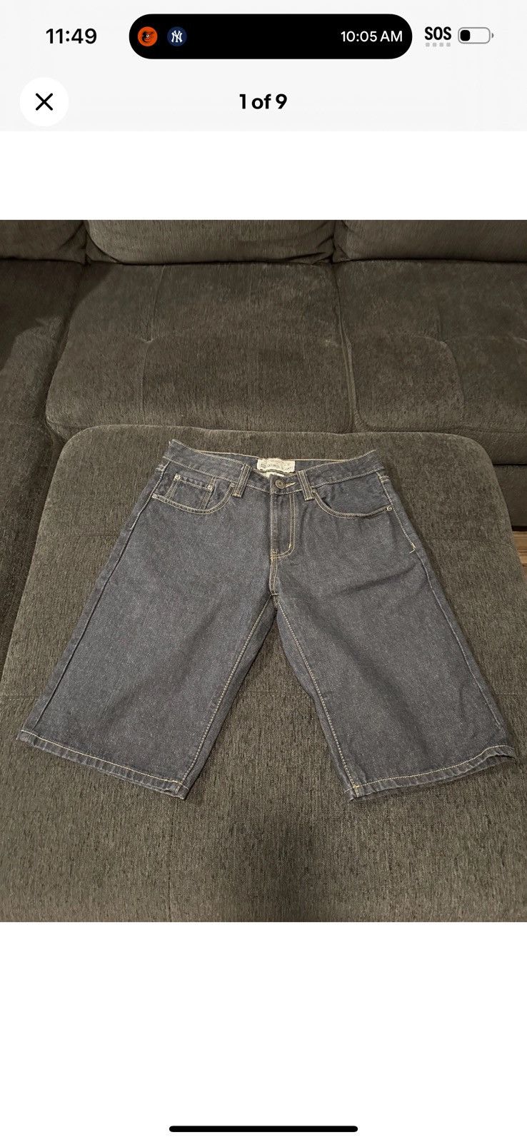 Ecko Unltd. Ecko Unltd Black Dark Raw Jorts Skater Punk Grunge Goth Size US 32 / EU 48 - 1 Thumbnail