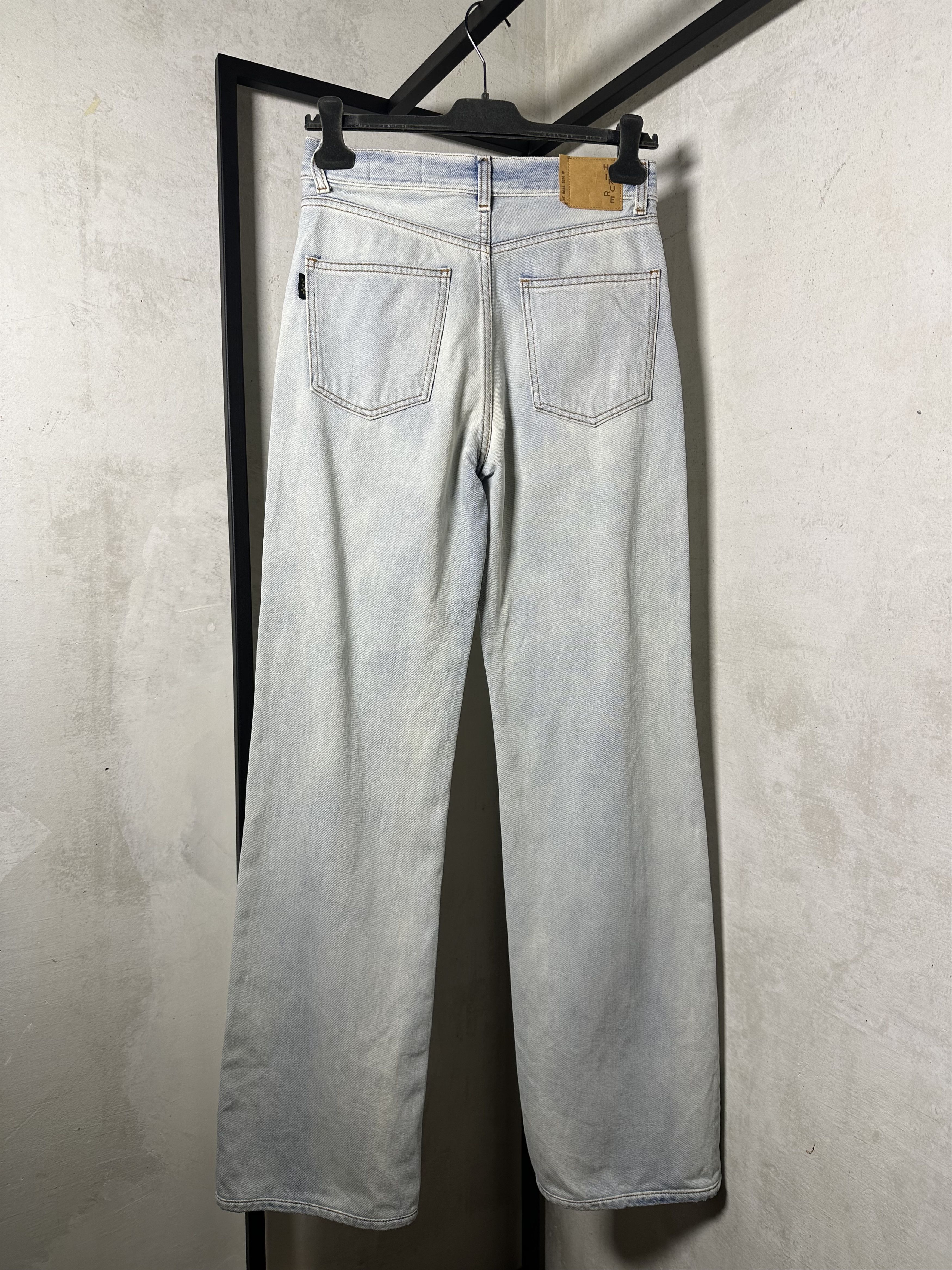 Haikure Haikure Worn Blue Straight Jeans Size 26" / US 2 / IT 38 - 8 Thumbnail