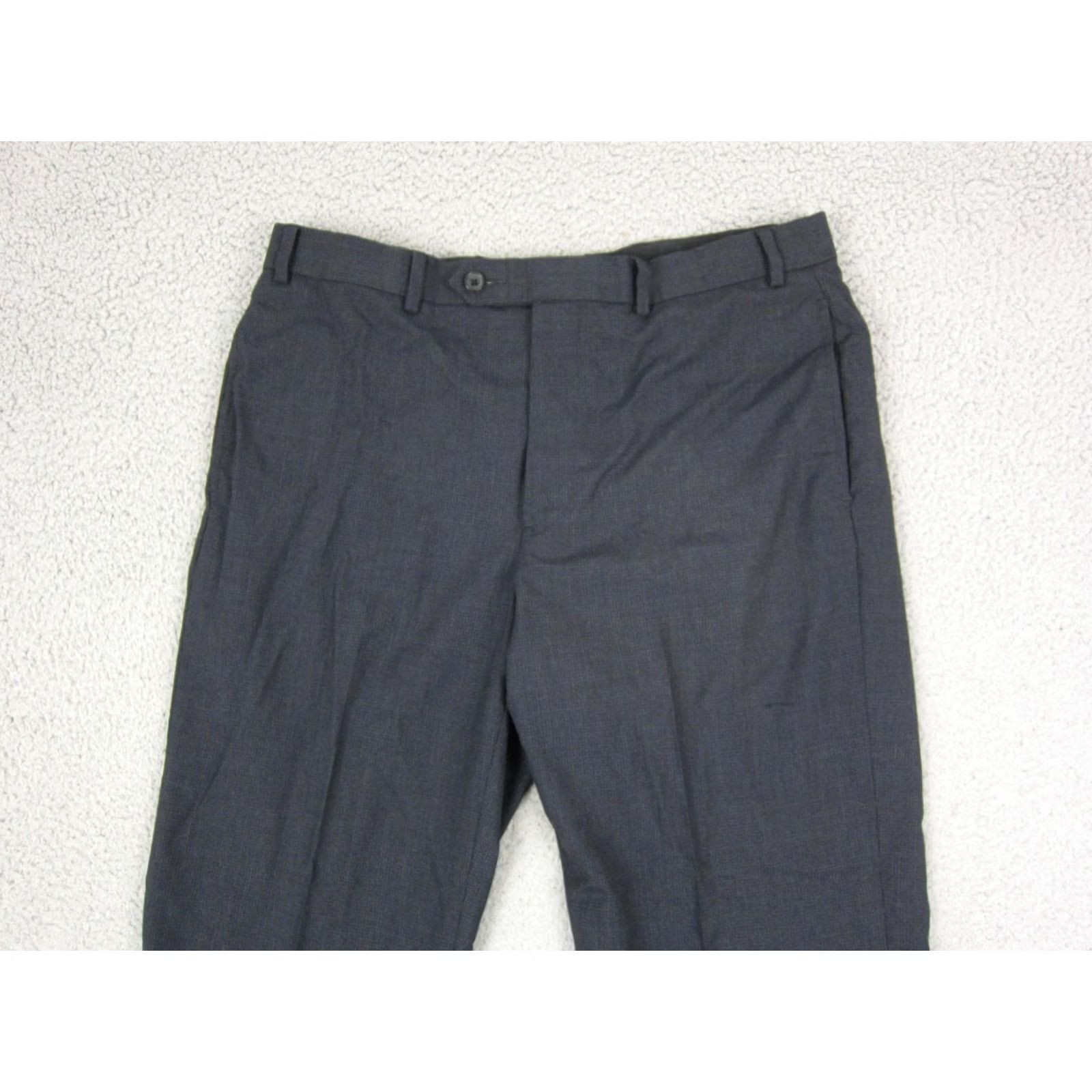 Brooks Brothers Brooks Brothers Pants Mens W36 L30 Black 346 Madison Fit 100% Wool Dress Formal Size US 36 / EU 52 - 2 Thumbnail