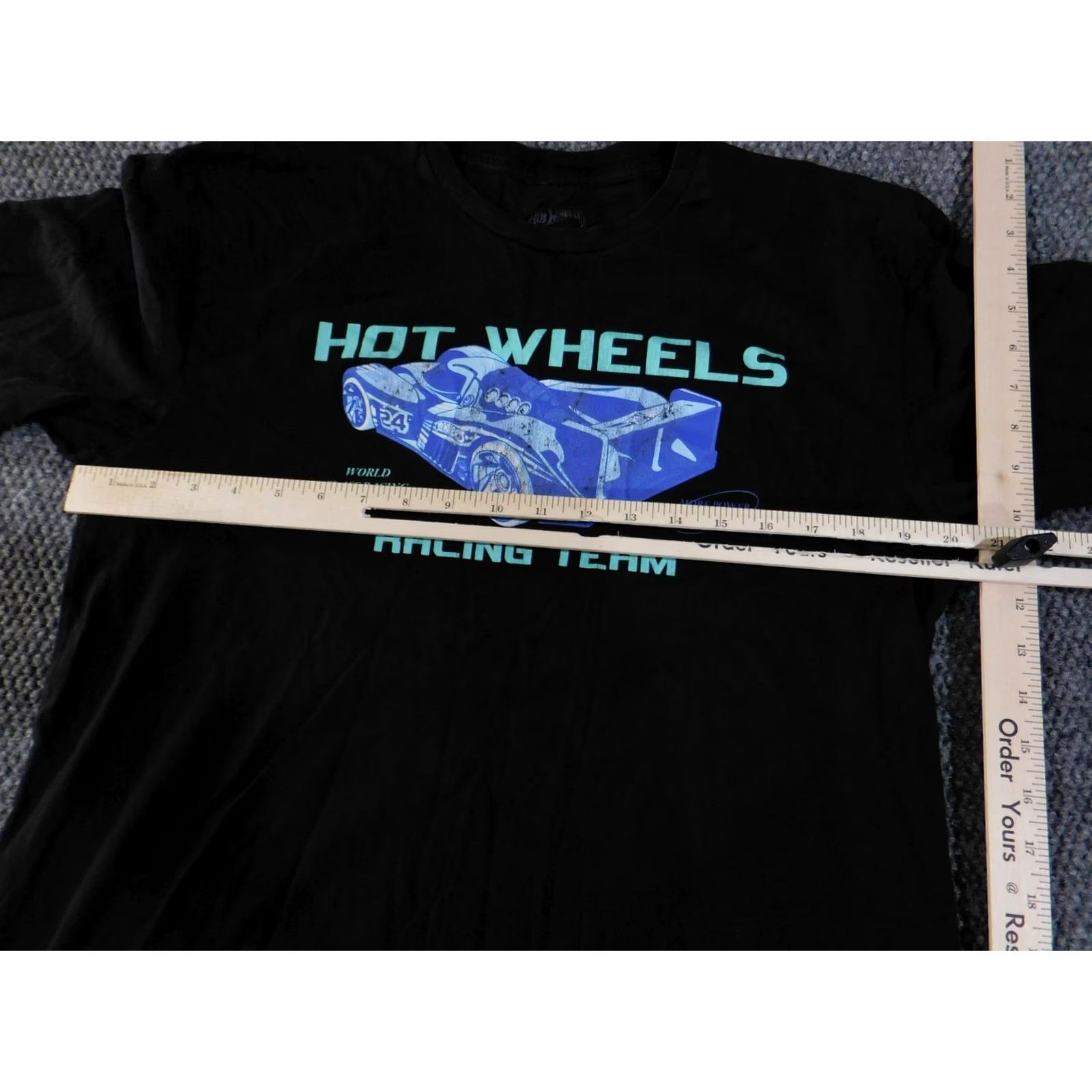 Vintage VINTAGE Hot Wheels Shirt Mens L Black Racing Team Graphic Crewneck Tee Since 1968 Size US L / EU 52-54 / 3 - 5 Thumbnail
