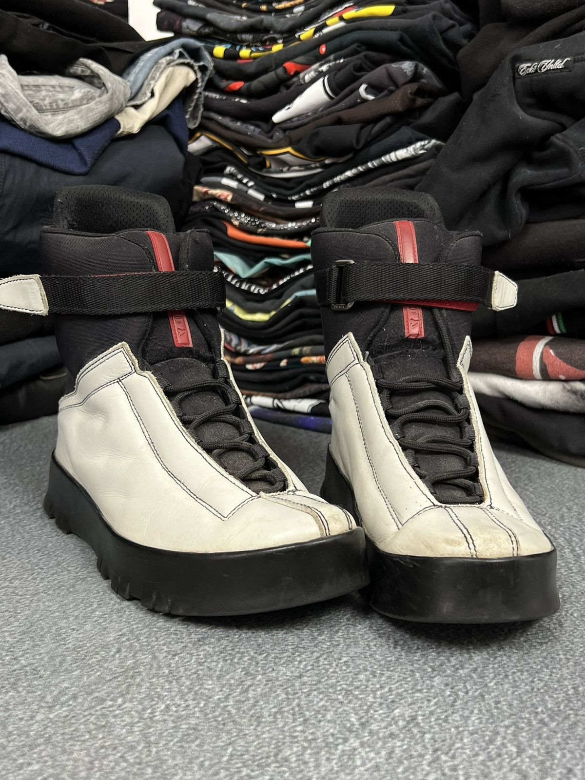 Prada Vintage Prada leather boots Size US 8 / IT 38 - 1 Thumbnail