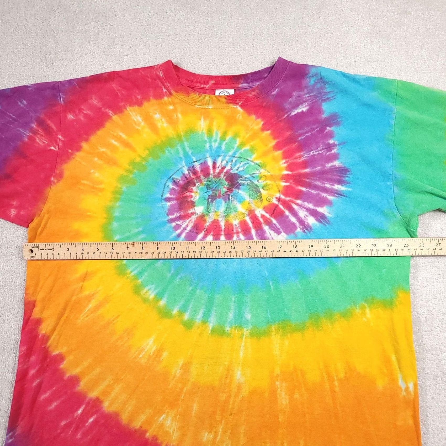 Delta VINTAGE Delta Tie Dye Shirt Adult XL St. Louis Zoo Short Sleeve 90s Mens Size US XL / EU 56 / 4 - 5 Thumbnail